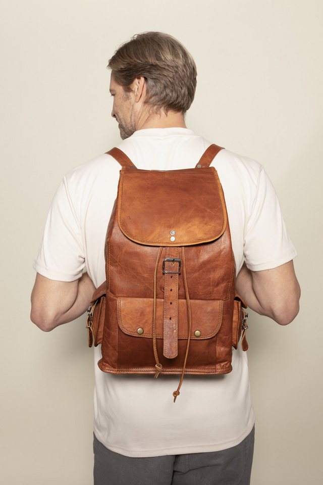 Gusti Leder Rucksack Gusti Leder Lederrucksack Bobbie 15" (1-tlg) Bild 3