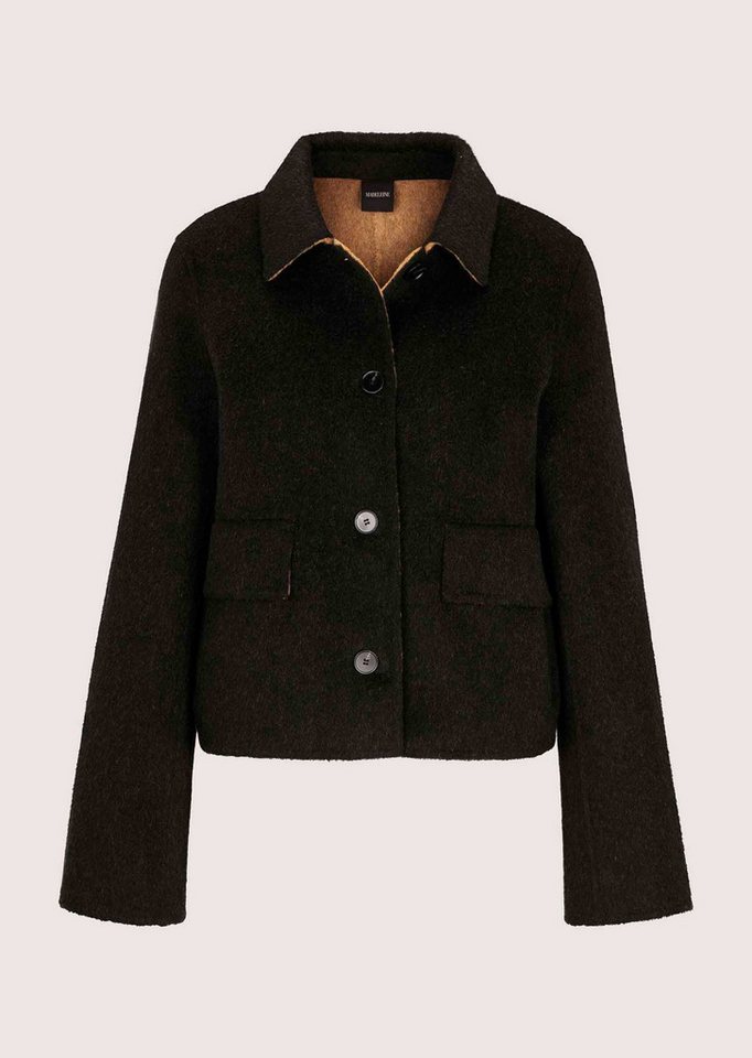 MADELEINE Outdoorjacke Doubleface-Jacke in kastiger Form Lässiger Einreiher mit klassischem Hemdkragen Bild 2