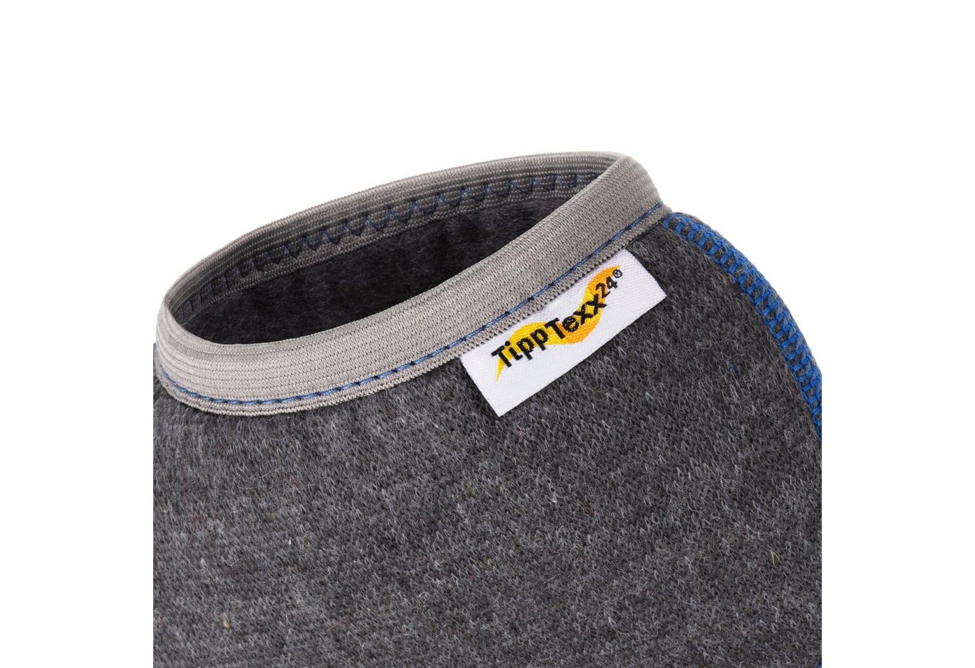 TippTexx 24 Funktionssocken 2 Paar Stiefelsocken Grau mit Wolle für Kinder ideal für Gummistiefel Bild 3