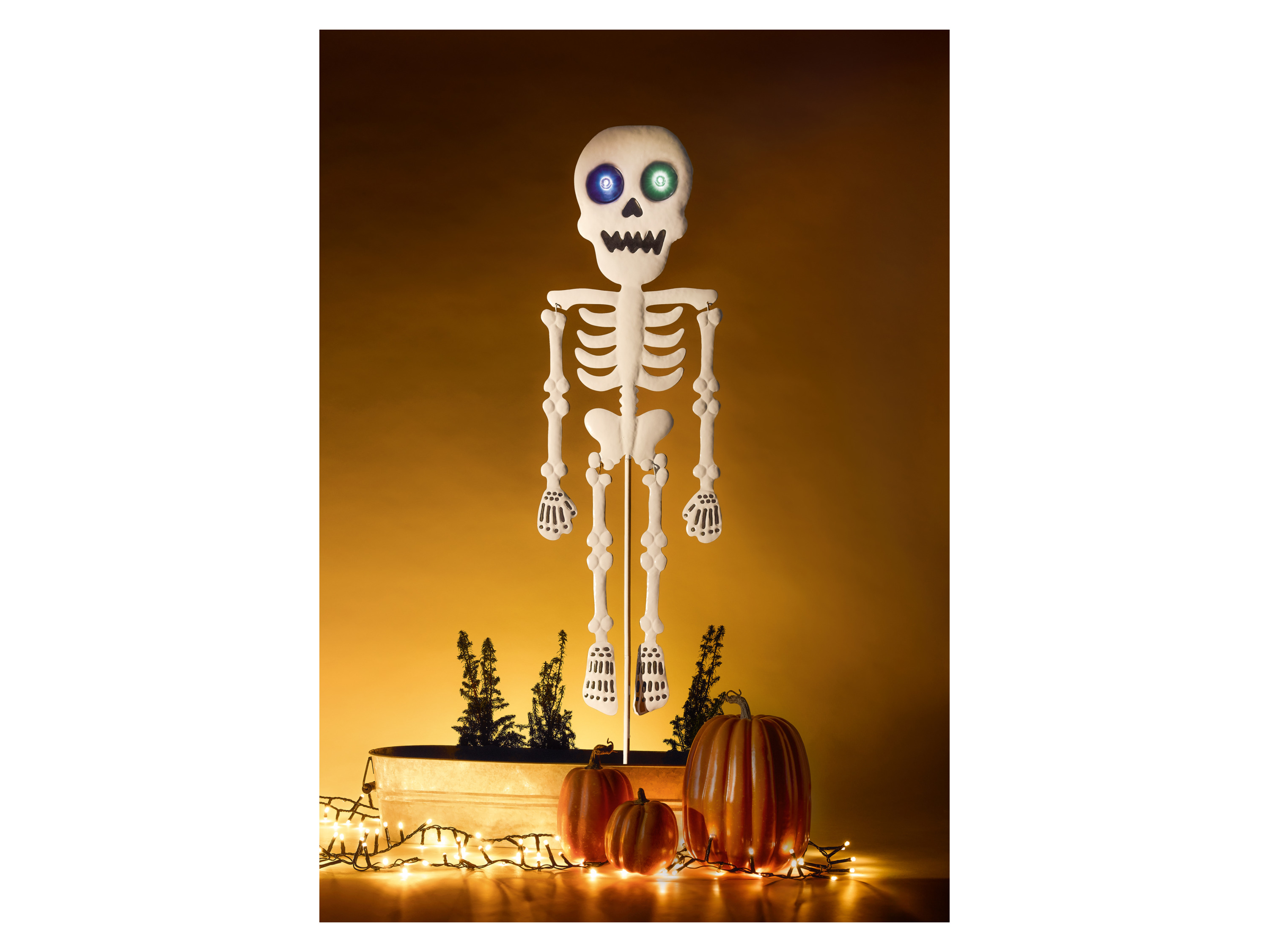 Halloween-Gartendeko (Skelett)