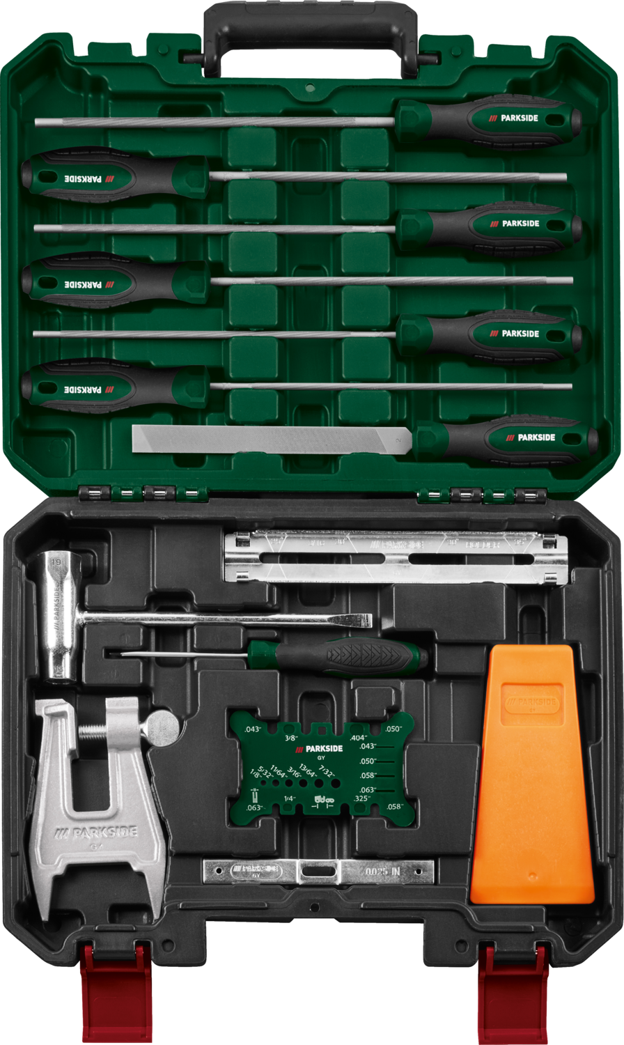 PARKSIDE® Kettensägen-Schärfset, 14-teilig Bild 3