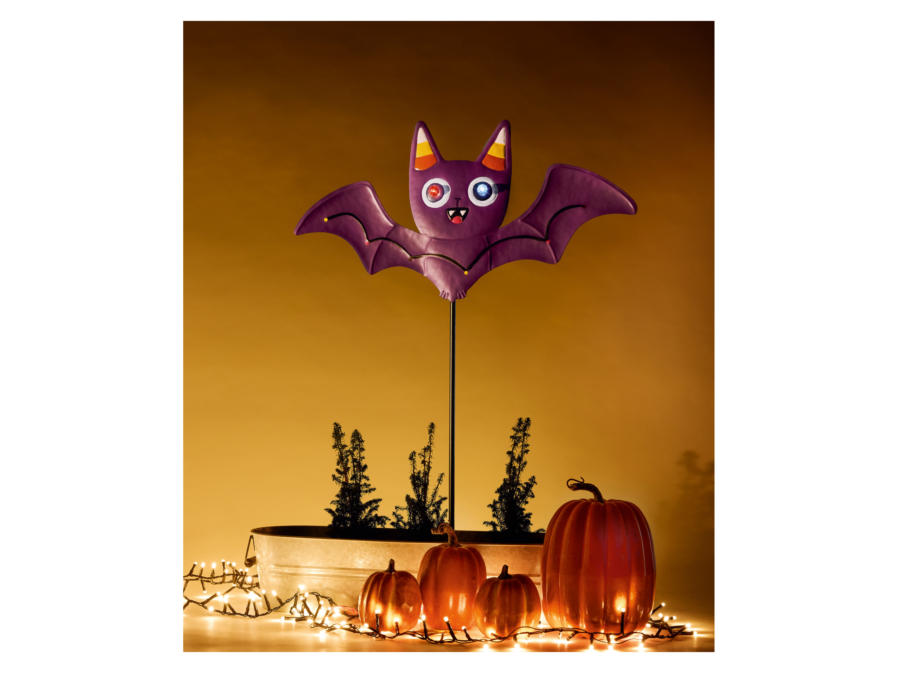 Halloween-Gartendeko (Fledermaus)