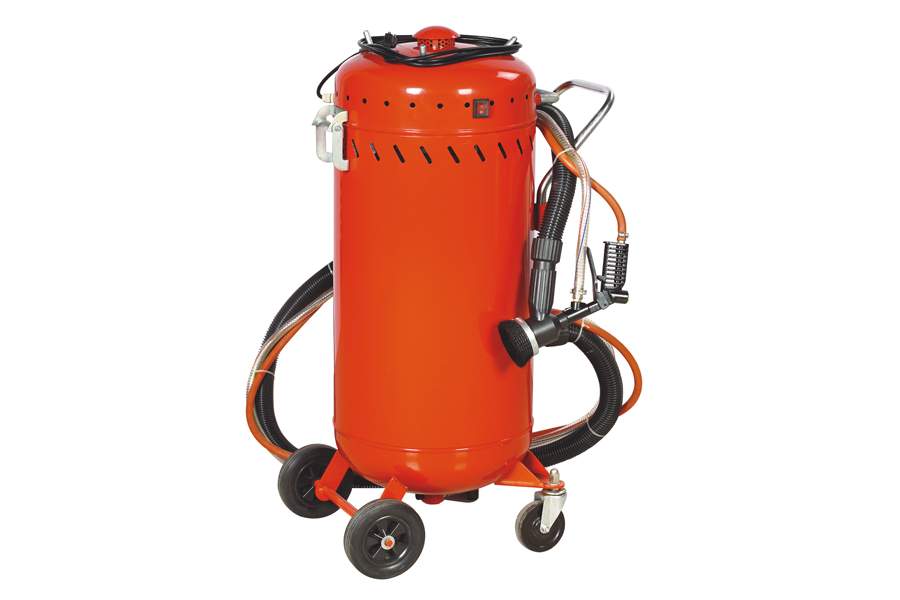 Varan Motors - Nesb-07 Mobiler Sandstrahler Sandstrahlgerät Strahlgerät 106 Liter Mit Rückgewinnung