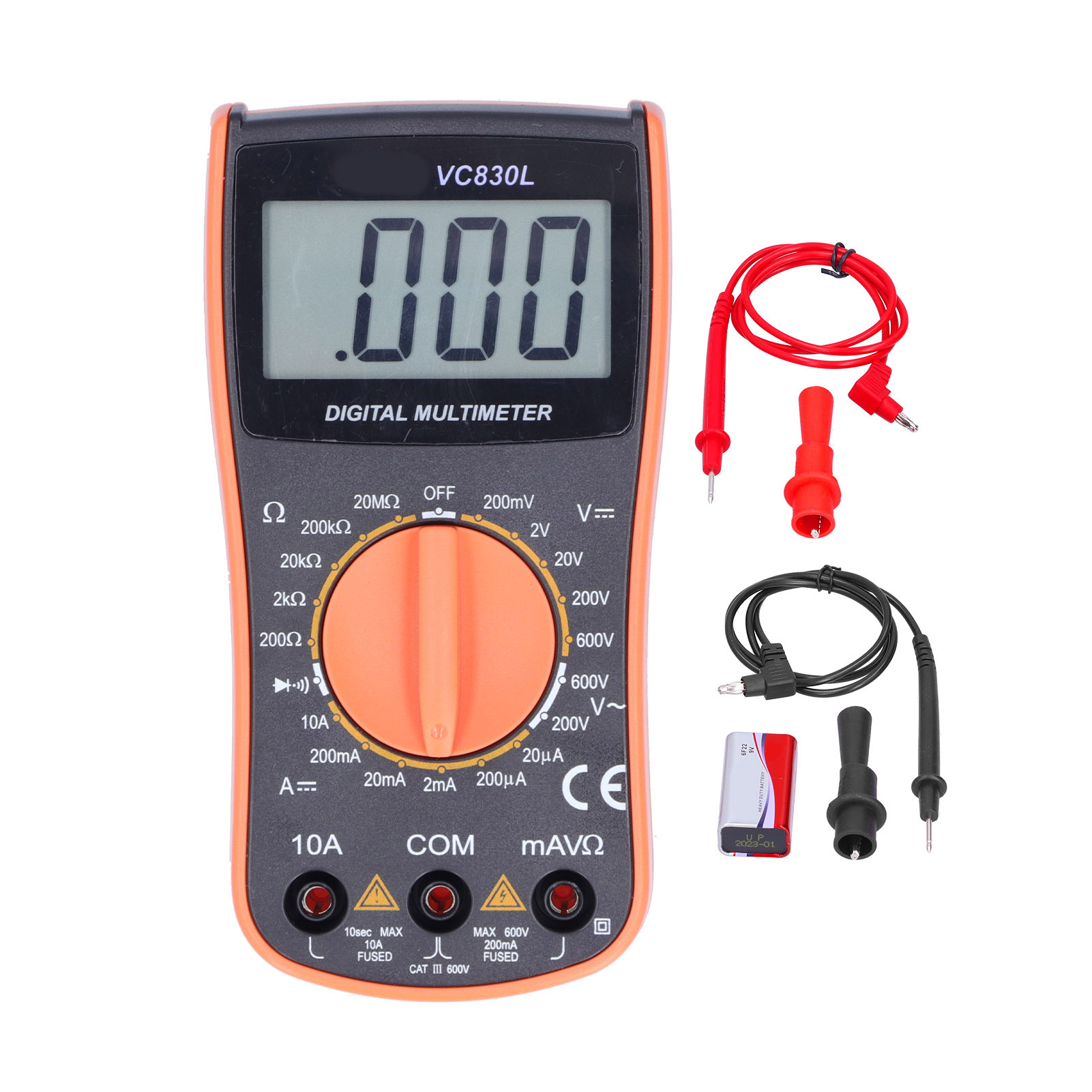 Vc830l Mini-digitalmultimeter Mit Automatischer Testfunktion Und Akustischem Alarm