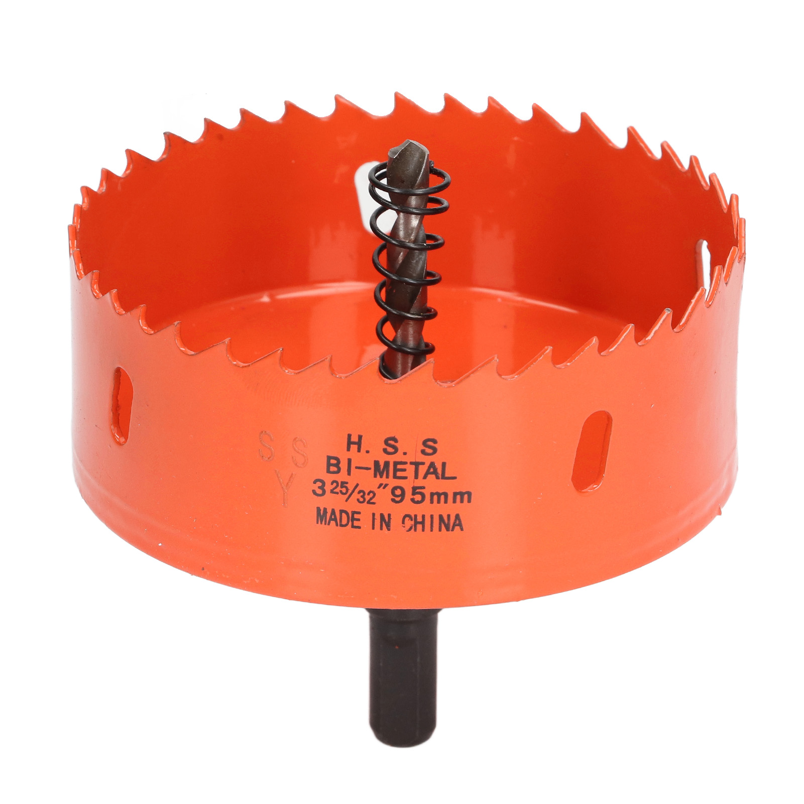 Hss-bimetall-bohrer Zum Bohren Von Holz, Pvc Und Metall, Robustes Bohrfutter, 95 Mm (3 25/32 Zoll)
