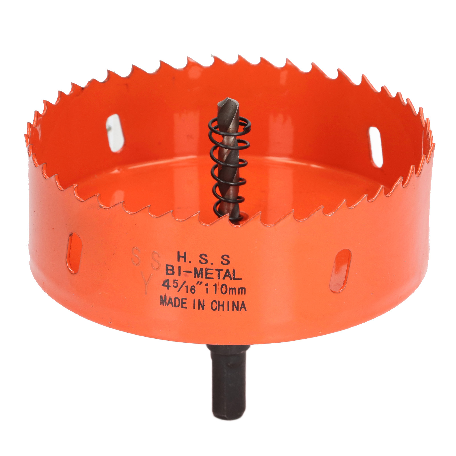 Hss-bimetall-bohrer Zum Bohren Von Holz, Pvc Und Metall Mit Verstärktem Bohrfutter - 110 Mm (4 5/16 Zoll)