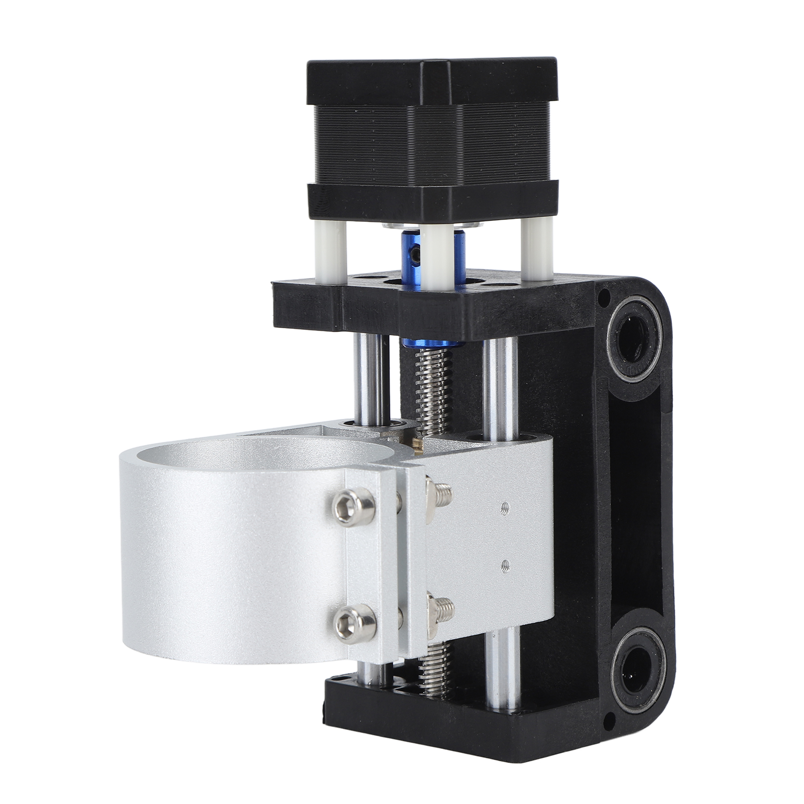52-mm-cnc-z-achsen-motorhalterung Für 3018 Pro Gravierer, Motorisierte Spindelhalterung Für Tischfräsmaschine, Schwarze Aluminium-z-achsen-motorhalterung.