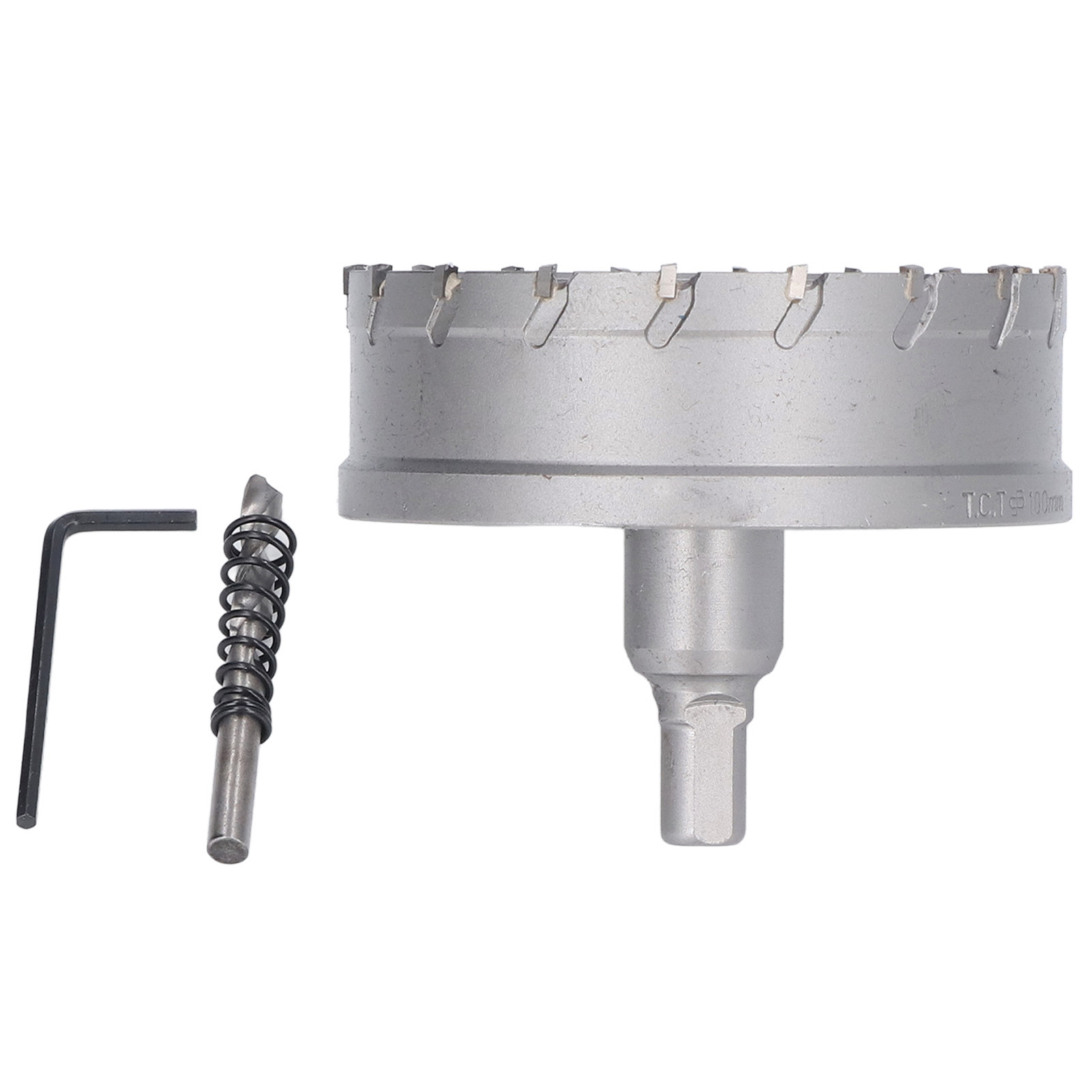 Hartmetall-kernbohrer Mit Zähnen Für Metall Und Holz, 100 Mm / 3,94 Zoll – Bohr- Und Schneidwerkzeug
