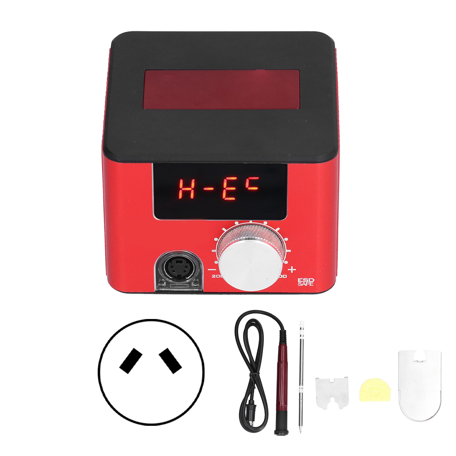 Temperaturverstellbare Lötstation Mit Digitalanzeige – Diy-lötwerkzeug-set – Au-stecker 100–240 V