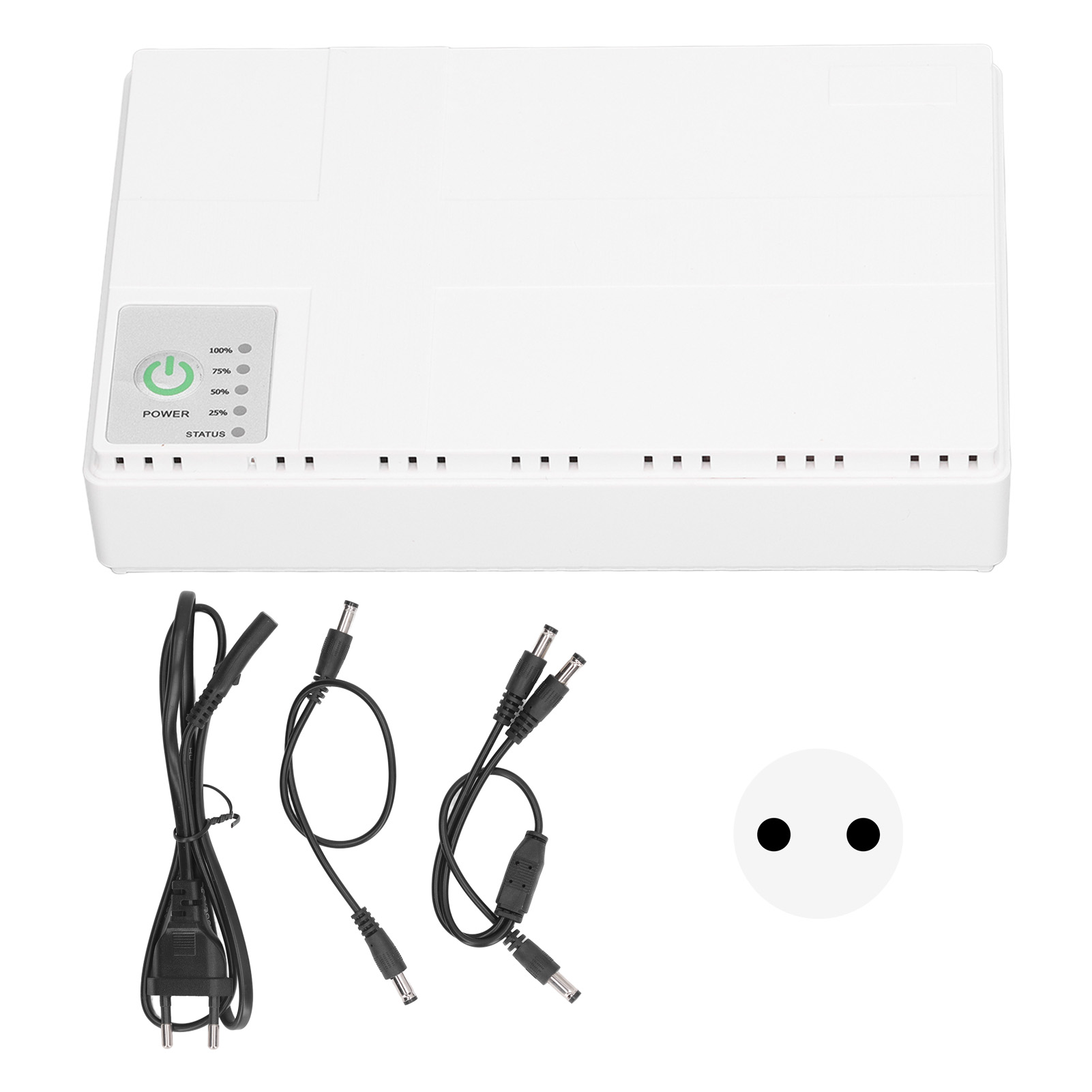 Unterbrechungsfreie Stromversorgung (usv) 5v/9v/12v, 2a Usb-ausgang, Mini-usv Für Kamera Und Router, Eu-stecker 85–265v