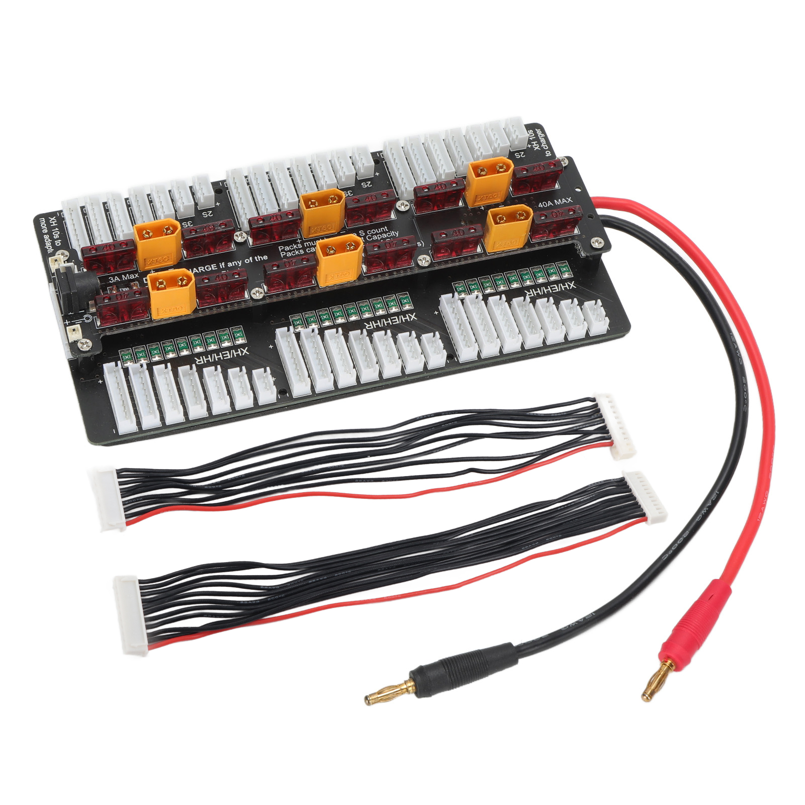 Xt60-ladeplatine Für 2-8s-akkus Parallel, Kompatibel Mit Pl8- Und Pl6-balancer-ladegeräten
