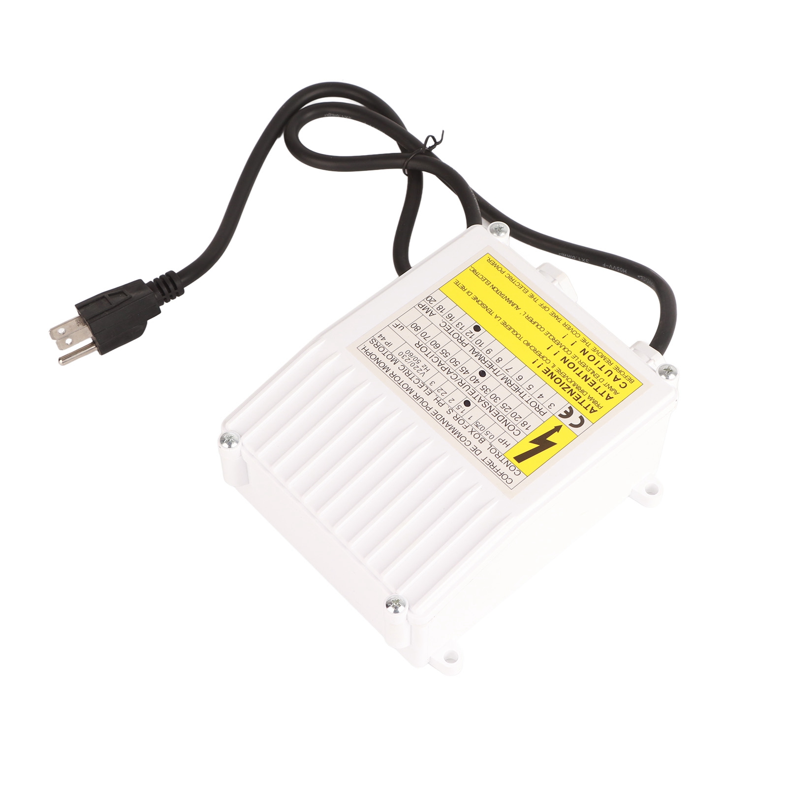Pumpensteuerkasten Mit Integriertem Thermoschutzschalter Für Tiefbrunnen-tauchpumpen 1,1 Kw 1,5 Ps 60 Μf 25 A Us-stecker 110 V