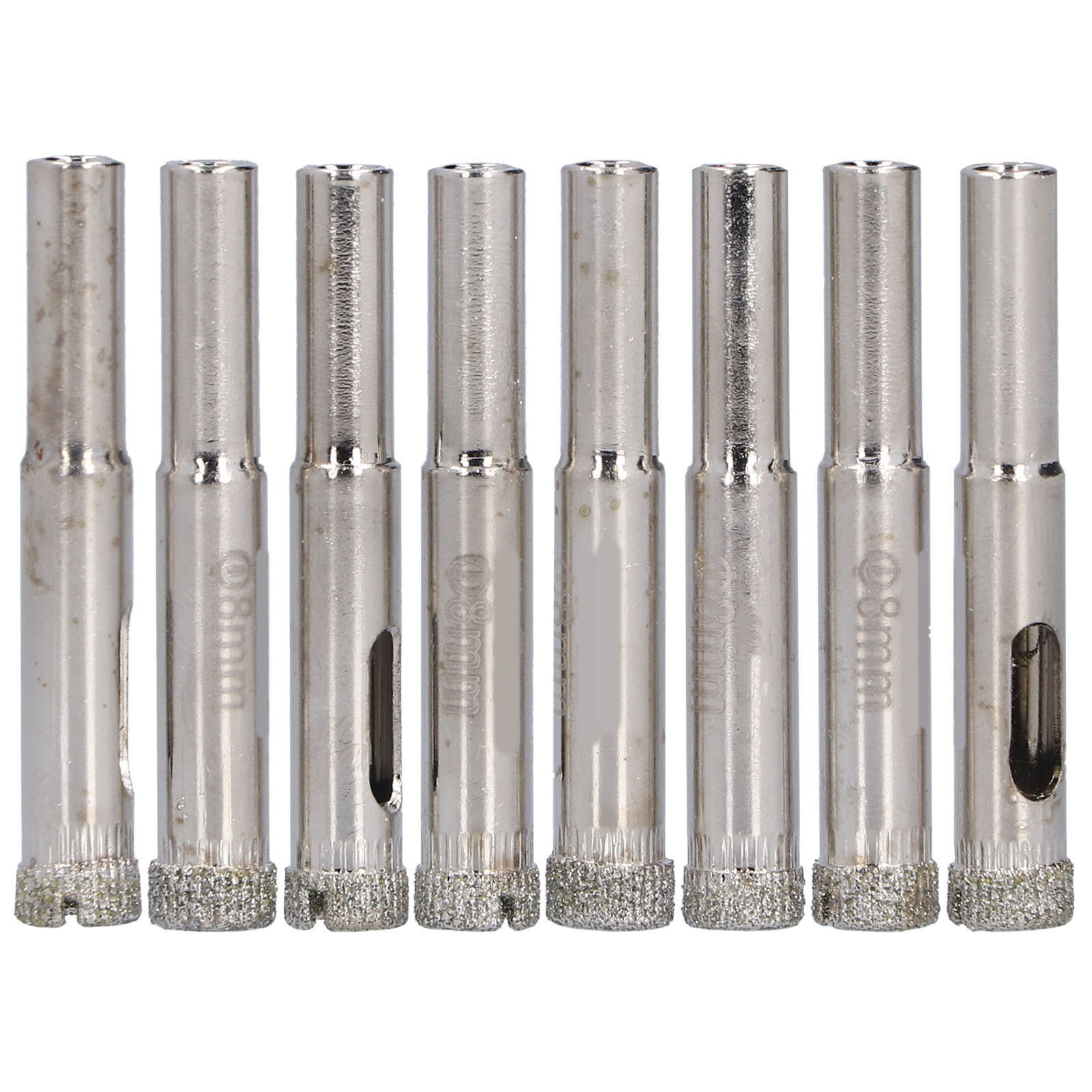 8-teiliges Diamant-glasbohrer-set Aus Hochbelastbarem Legiertem Stahl Für Schnelles Bohren