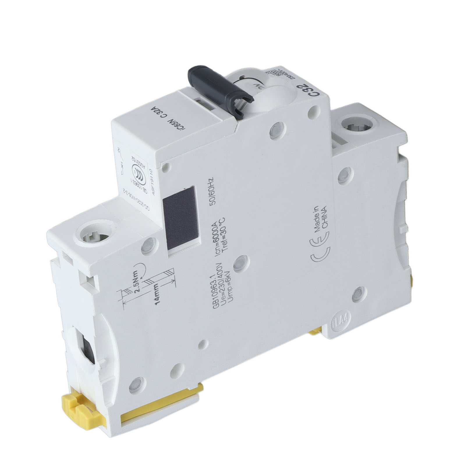 1p 32a C32 Leitungsschutzschalter Für Din-schienenmontage, Schutz Von 230v/400v Niederspannungsstromkreisen