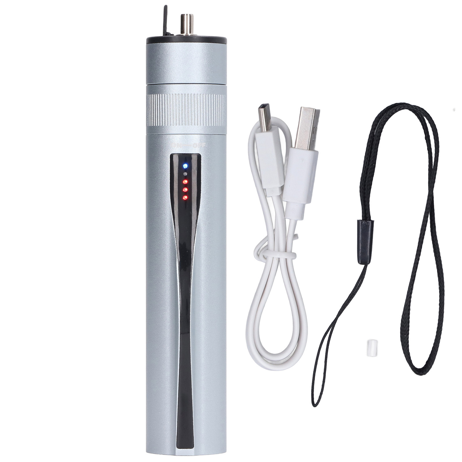 Wiederaufladbarer 15-mw-rotlichtstift (650 Nm) Für Glasfaserkabel, 15 Km, Mit Led