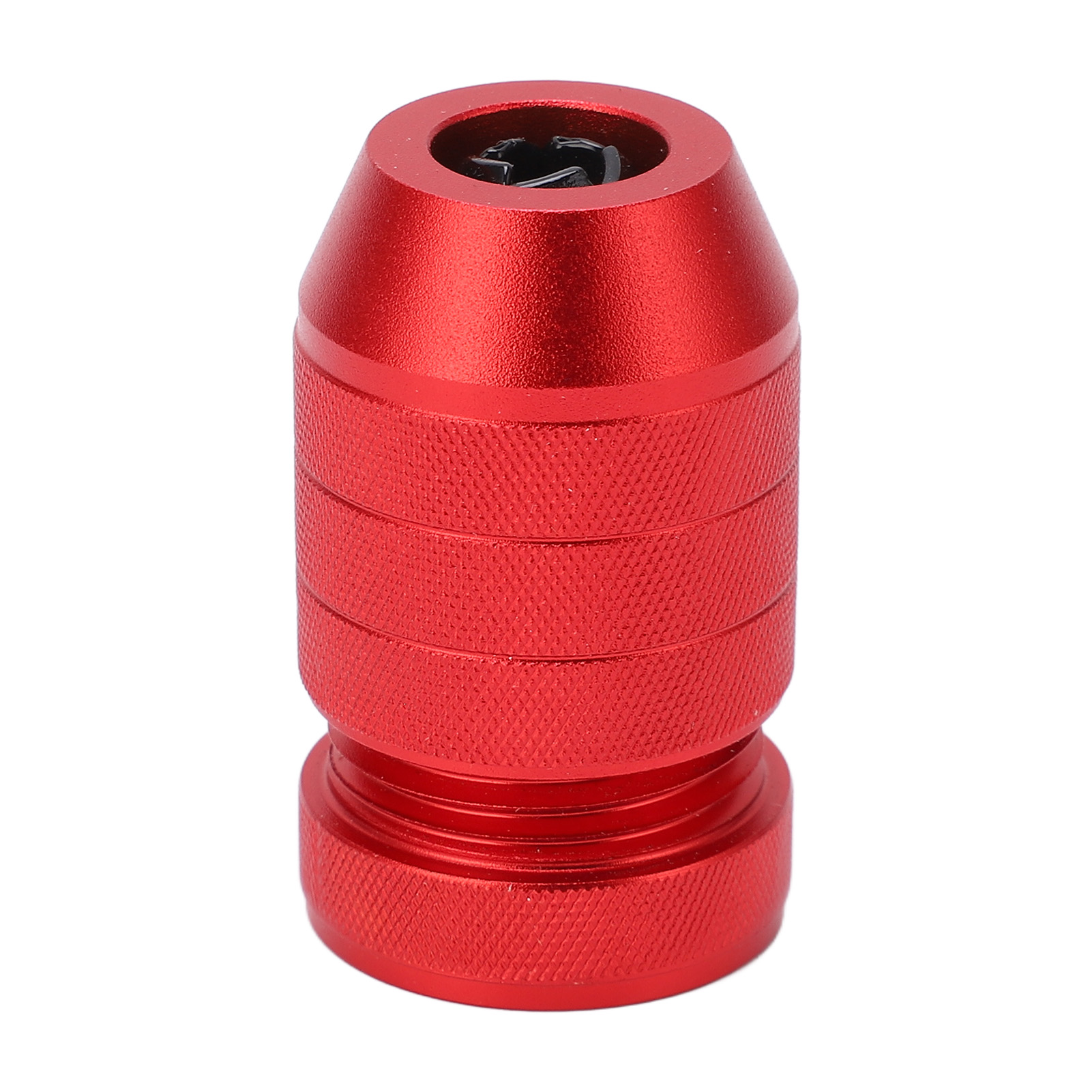 Verstellbarer Bohrstoppkragen Aus Aluminiumlegierung, Roter, Rutschfester Nylon-innenring Für 6-11 Mm Bohrer, Ideal Für Holzbearbeitung.