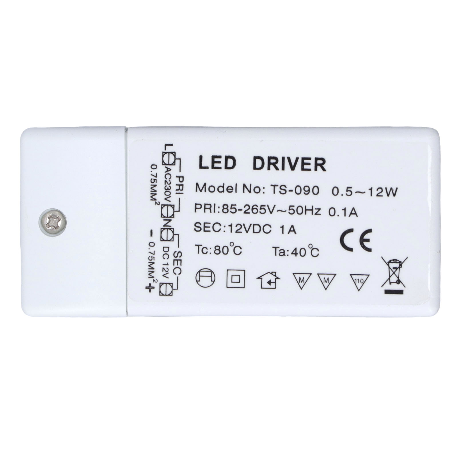 Ip67 Wasserdichter Led-netztransformator Für Innen- Und Außenbeleuchtung 85–265 V