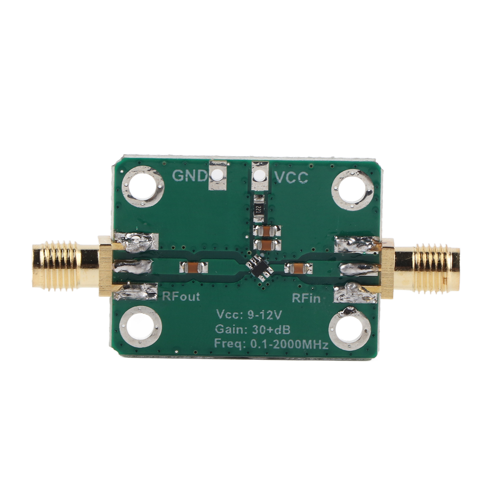 Breitband-lna-verstärker 0,1–2000 Mhz, Hohe Verstärkung 30 Db, Geringes Rauschen, 9–12 V Dc-netzteil, Sma-buchse
