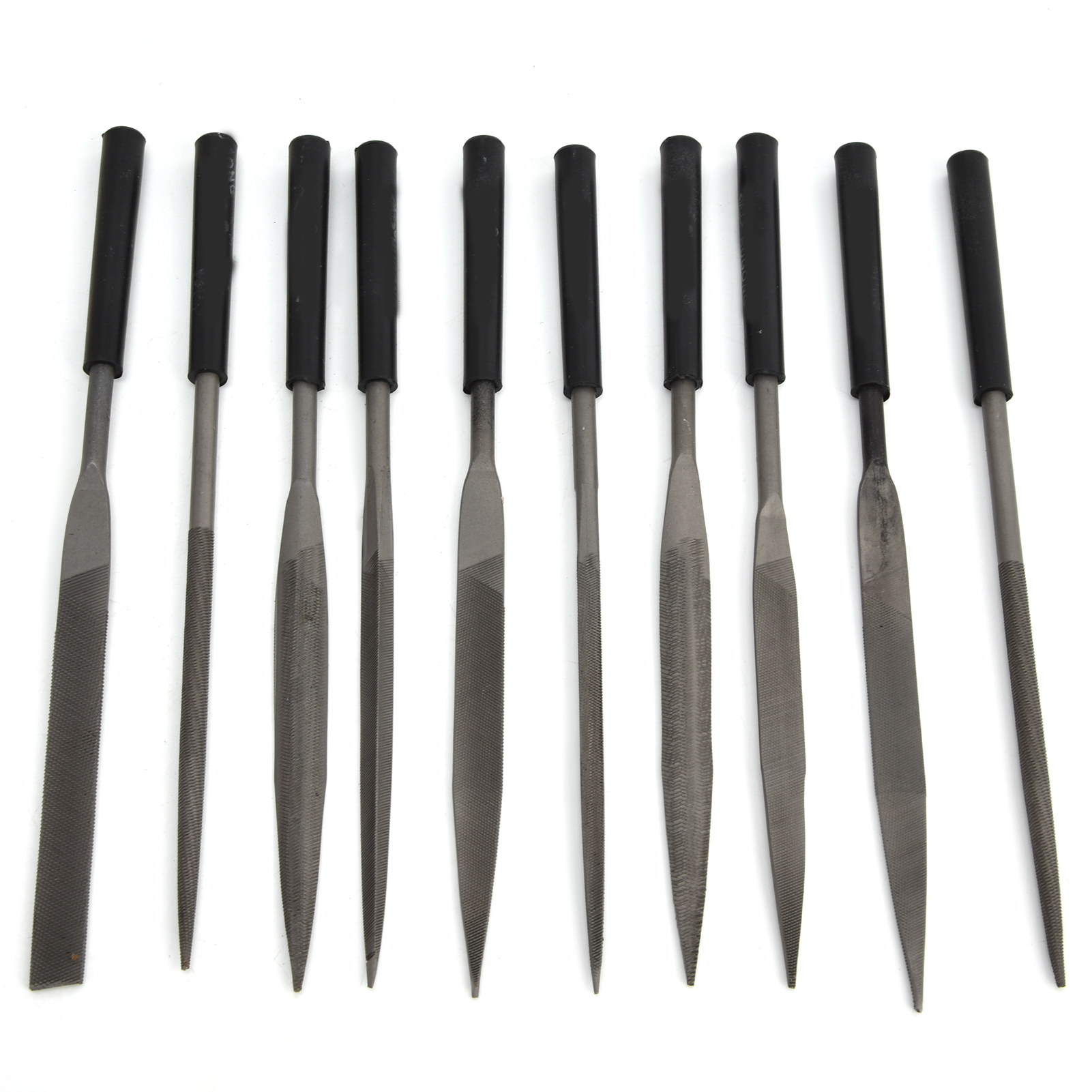Set Mit Miniatur-nadelfeilen Aus Kohlenstoffstahl Für Schmuck Und Metall – 5 X 180 Mm