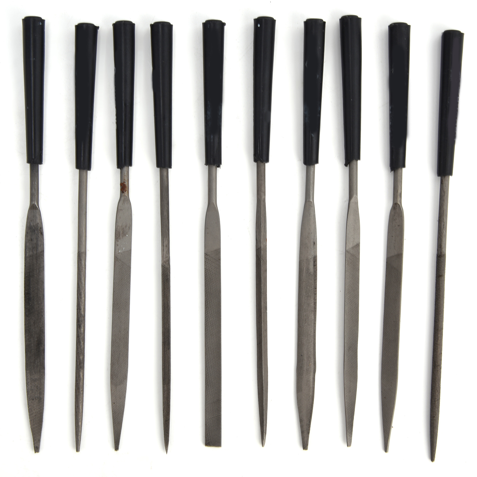 Nadelfeilensatz Aus Kohlenstoffstahl Für Schmuck, Ideal Zum Glätten Von Metall, Abmessungen 3x140mm, Glattes Und Präzises Finish.