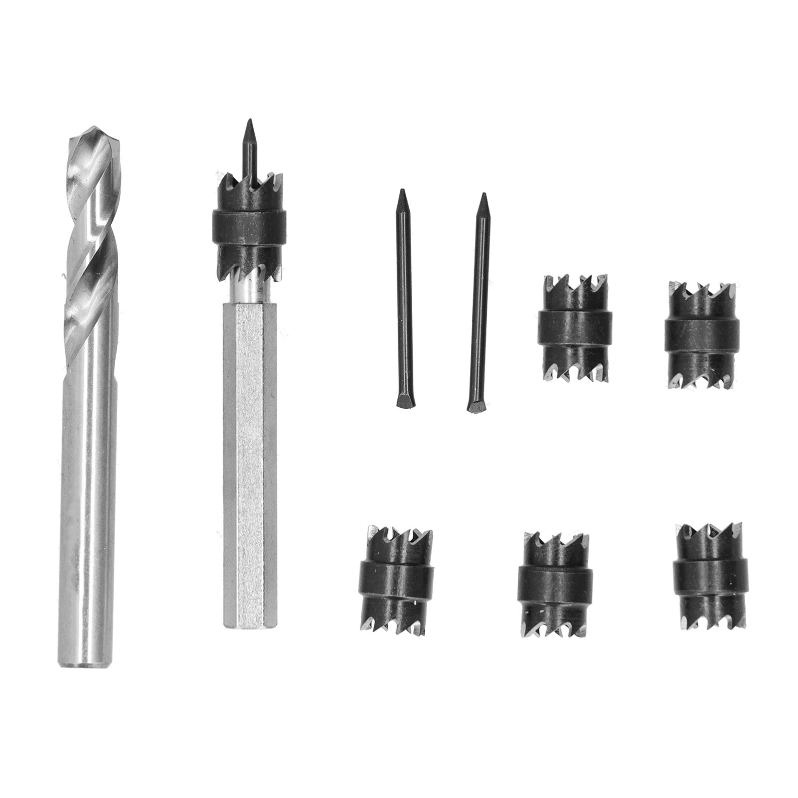 Set Mit 9 Doppelseitigen 3/8-zoll-stumpfschneidern Zum Metallschneiden