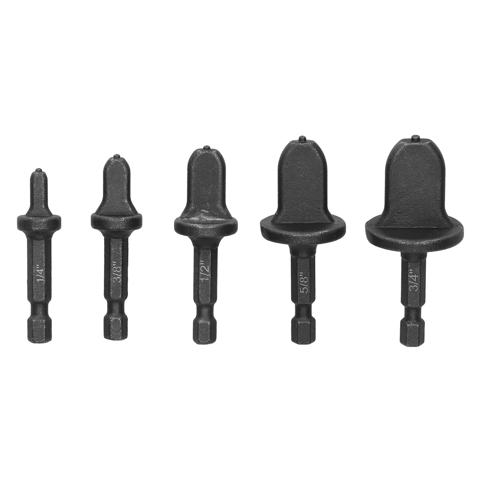5-teiliges Sechskant-metallbohrer-set Für Klimaanlagenrohre Und Rohraufweiter