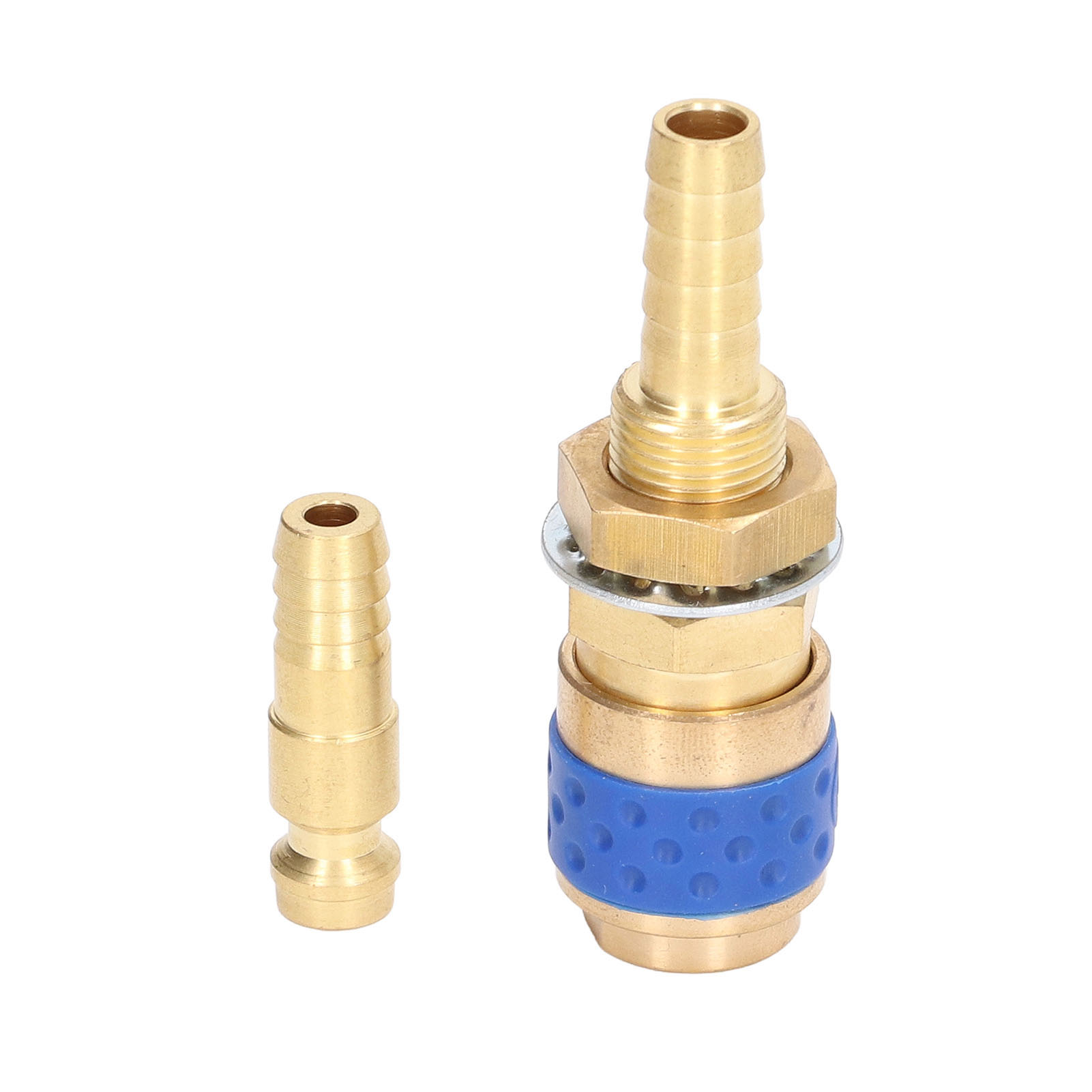 8-mm-schnellkupplungsadapter Aus Messing Für Mig/tig-schweißbrenner, Blaues Anschlussset