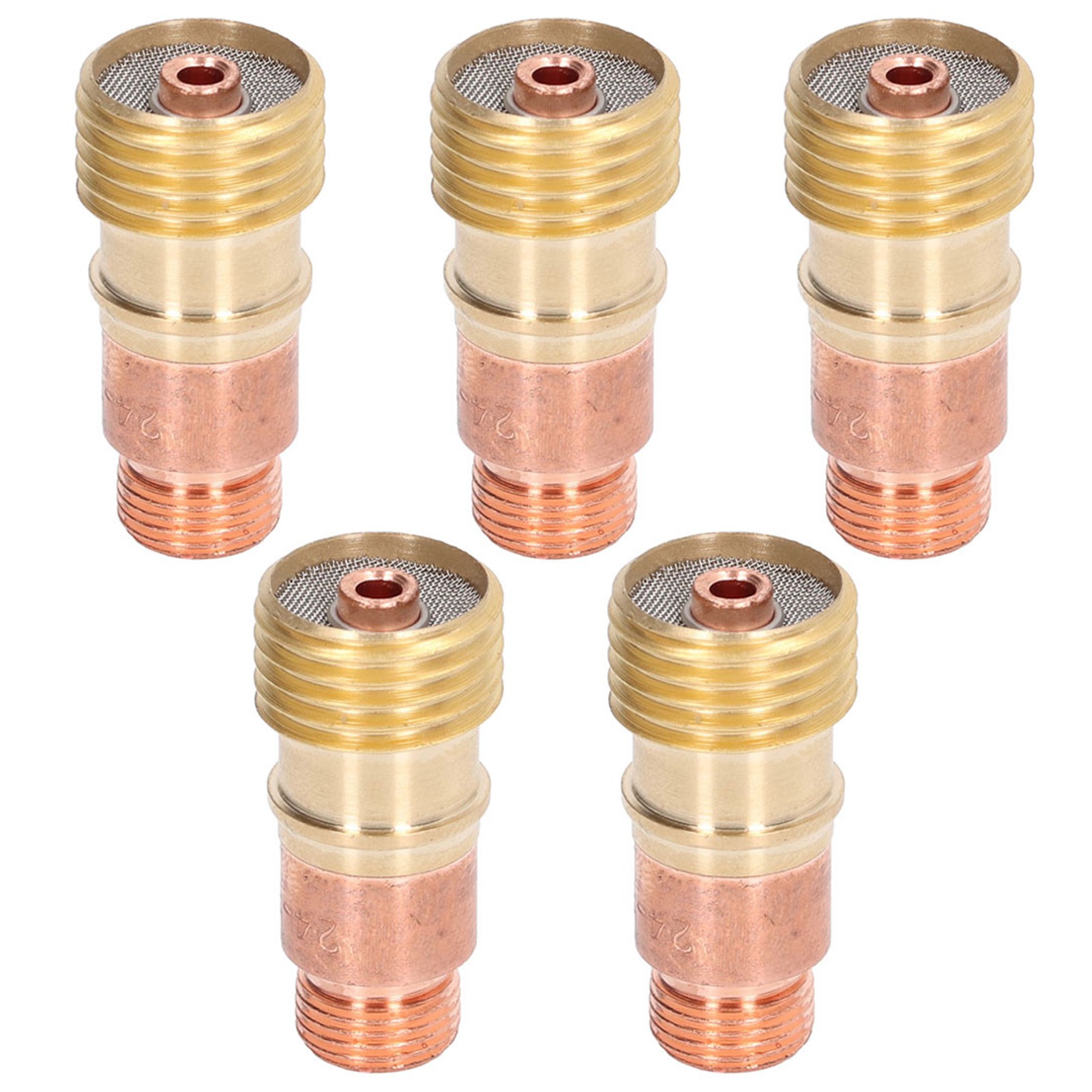 5-teiliger 3/32-zoll-metall-gaslinsensockel Für Wig-schweißen, Kompatibel Mit Wp-17-, Wp-18- Und Wp-26-brennern