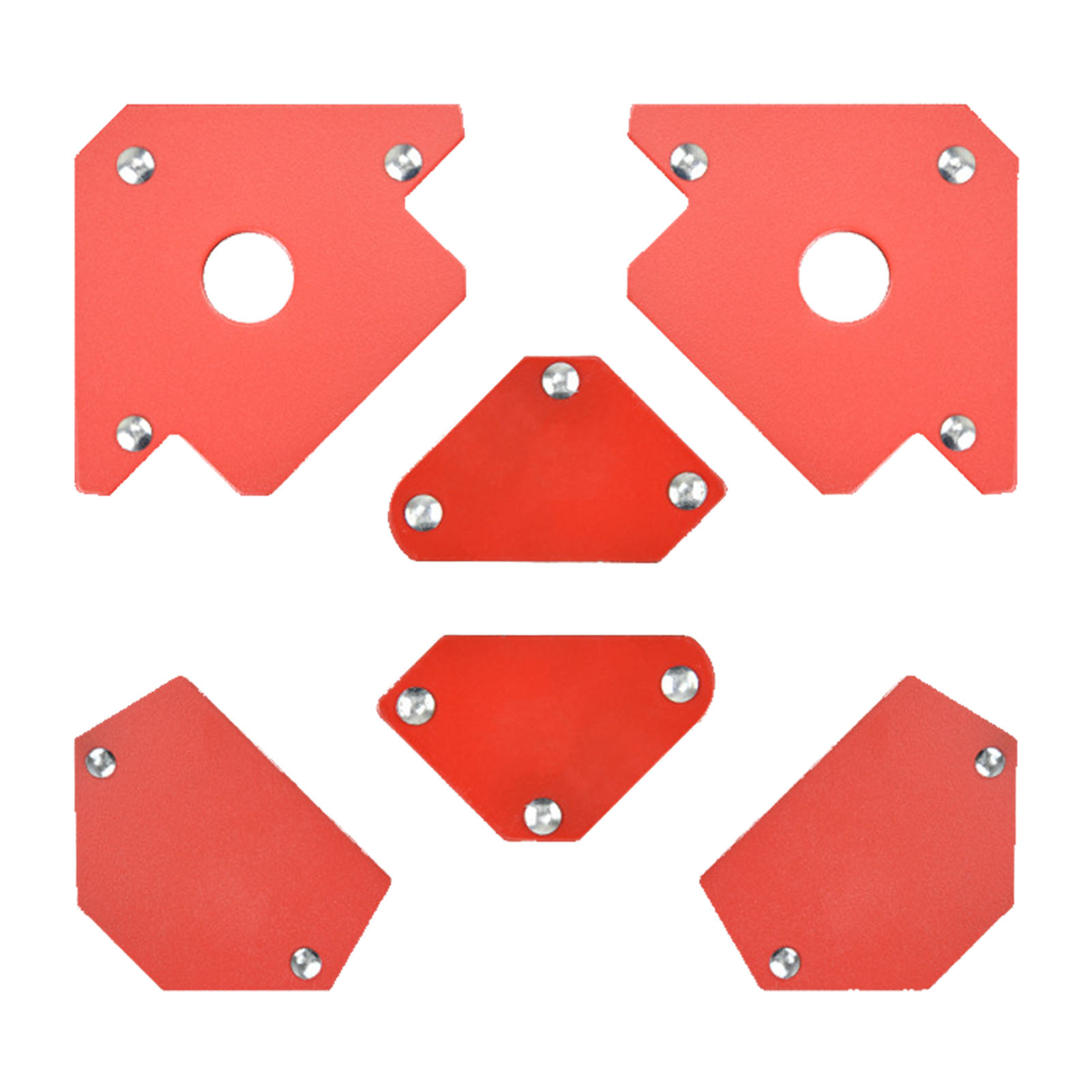 6-teiliger Magnetischer Schweißpositionierer, Starke Magnete, Größen S/m/l, Multifunktionale Schweißhilfe