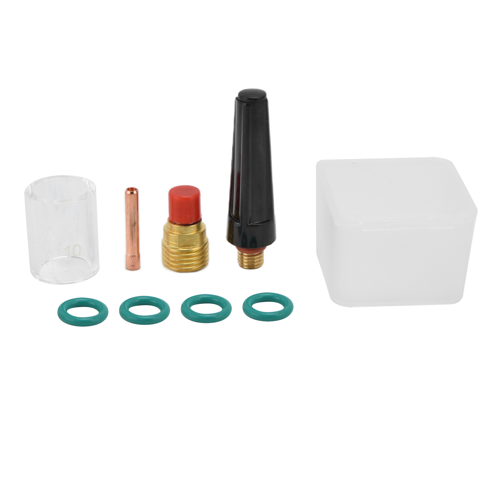 8-teiliges Wig-schweißbrenner-set Mit Gaslinsen, Keramikdüsen Und Dichtungen Für Wp-9/20/26
