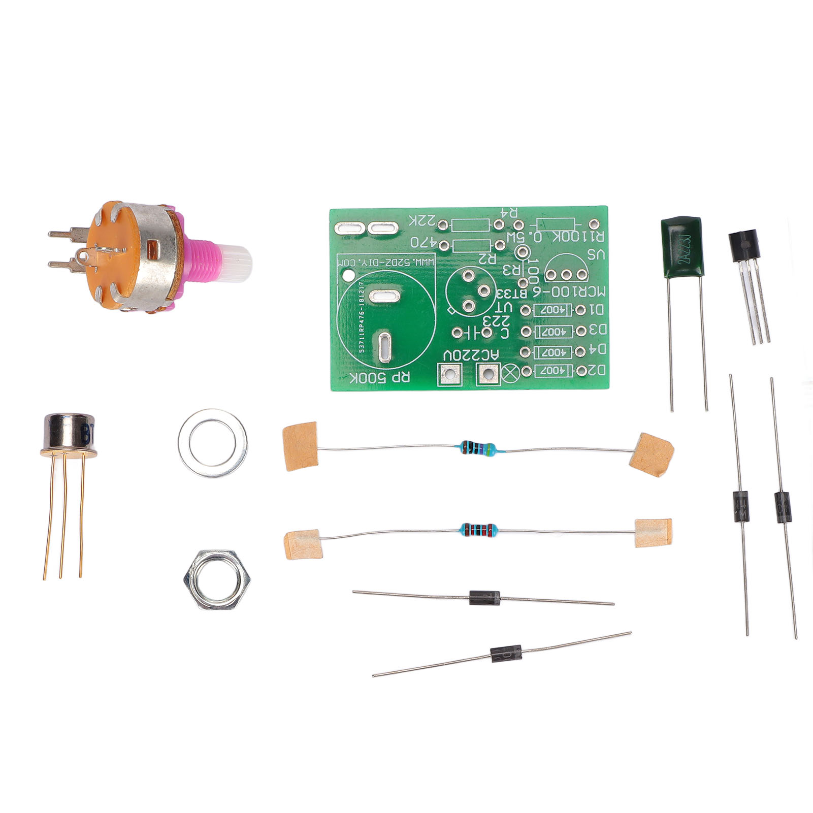 Diy-bausatz Für Eine Dimmbare Schreibtischlampe Mit Bt33-transistor