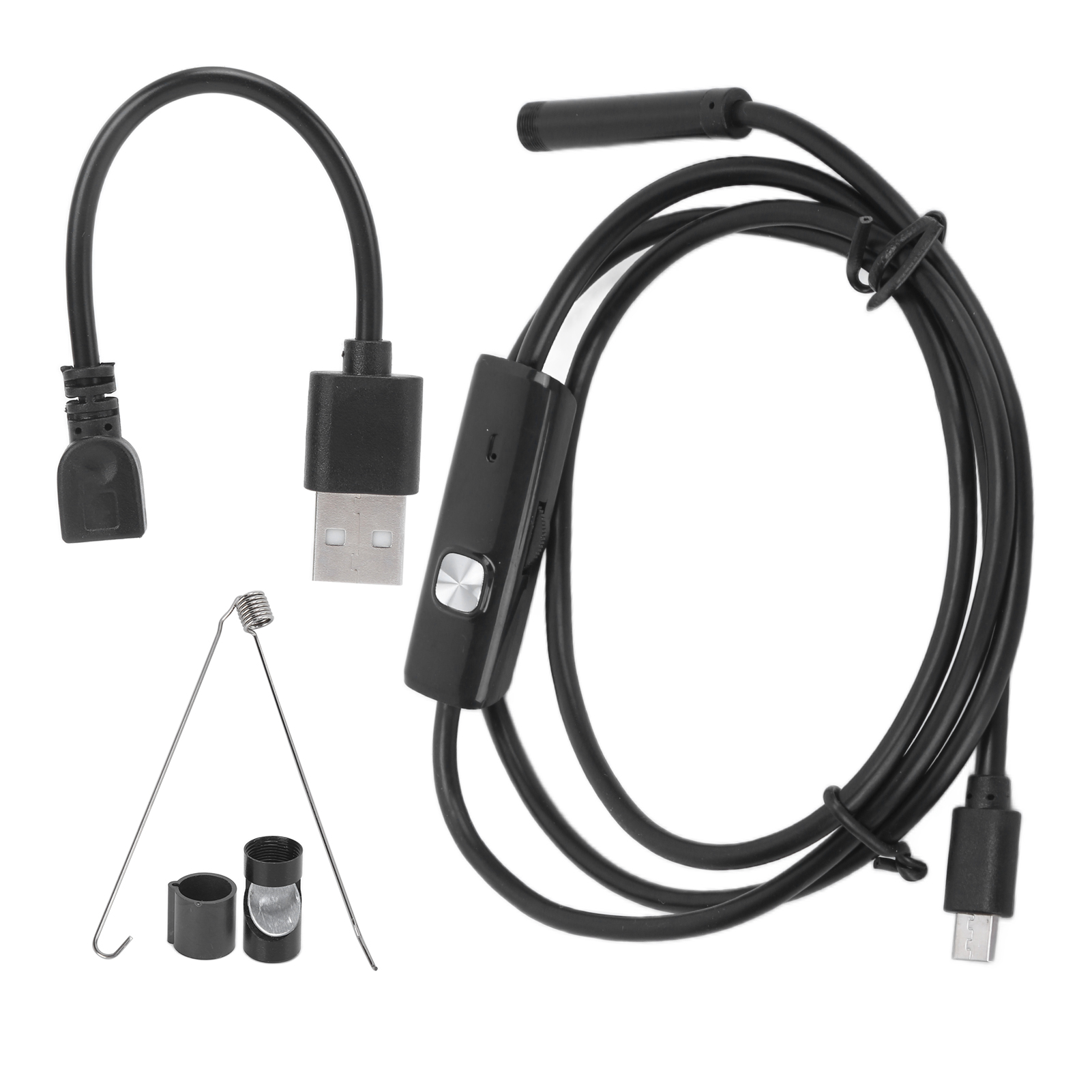 7-mm-ip67-wasserdichte Endoskopische Inspektionskamera Mit 6 Leds Und 2 M Kabel Für Industrielle Und Sanitäre Diagnostik.