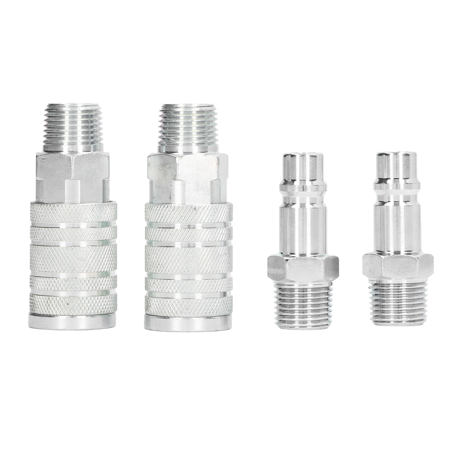 4-teiliges Schnellkupplungs-druckluftschlauch-set, 1/2" Npt Außen-/innengewinde, Hochdruck-druckluftanschluss 300 Psi
