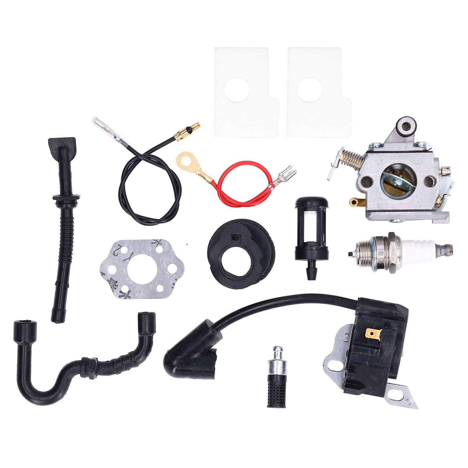 Vergaser-reparatursatz Mit Zündkerze, Luft- Und Kraftstofffilter, Ersatzteilset Für C1qs57a C1qs57b