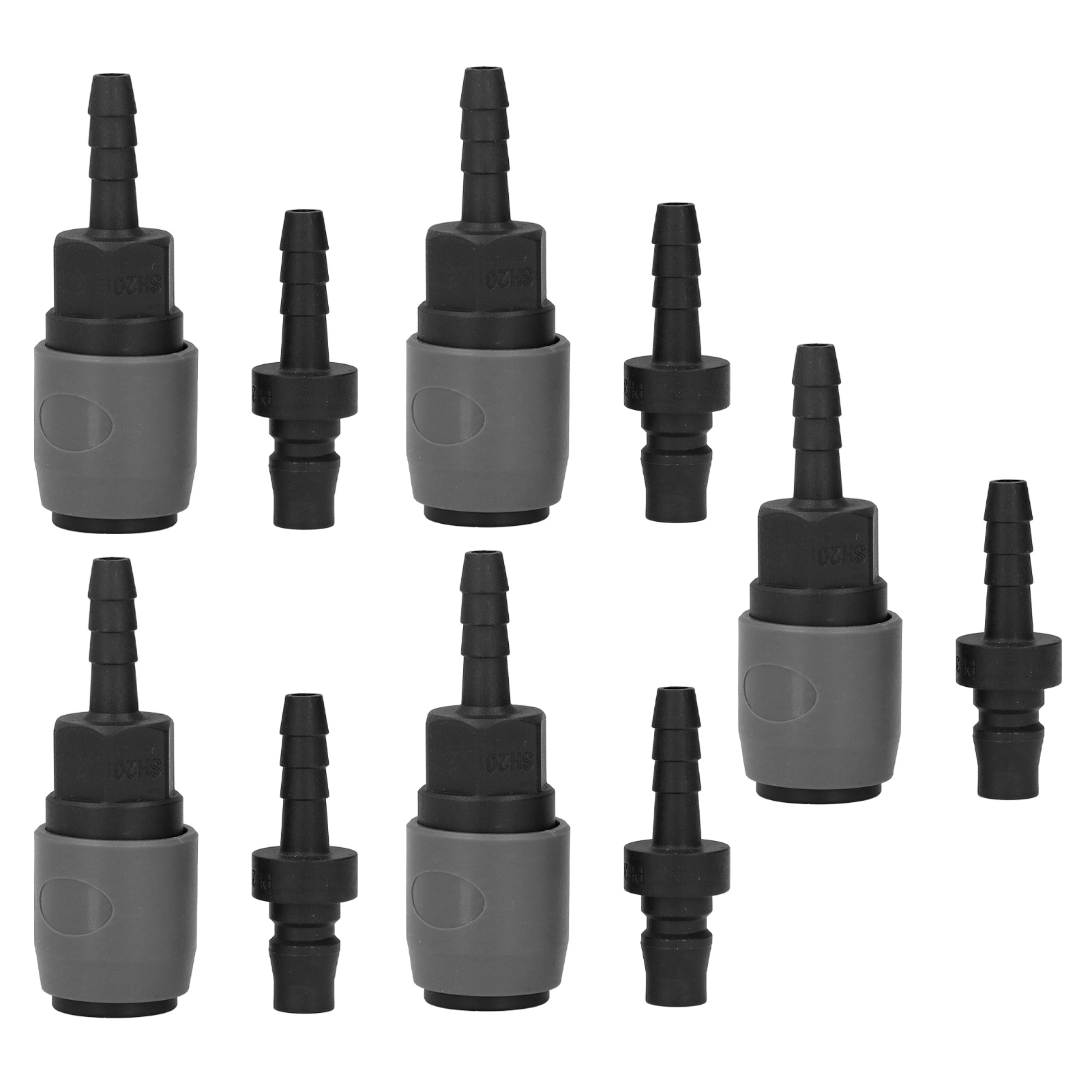 Selbstsichernde Pneumatische Anschlusssets Typ C Aus Kunststoff Und Stahl Für Schnellverbindungen (sh+ph-20)
