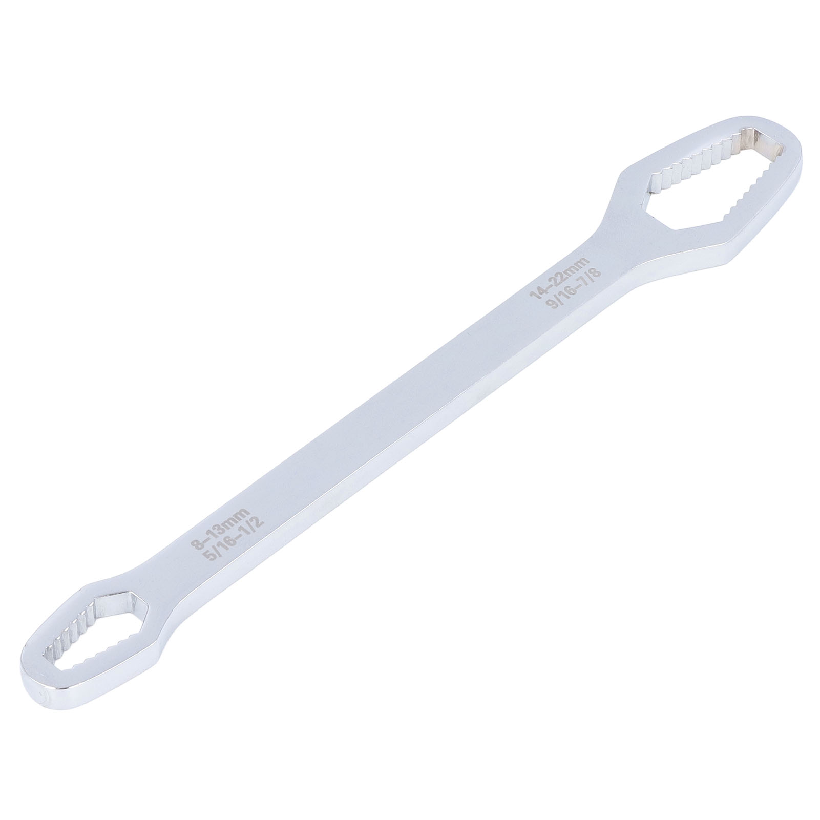 Universeller Doppelschlüssel 8-22 Mm, Multifunktional Für Reparatur Und Wartung, Silberfarben
