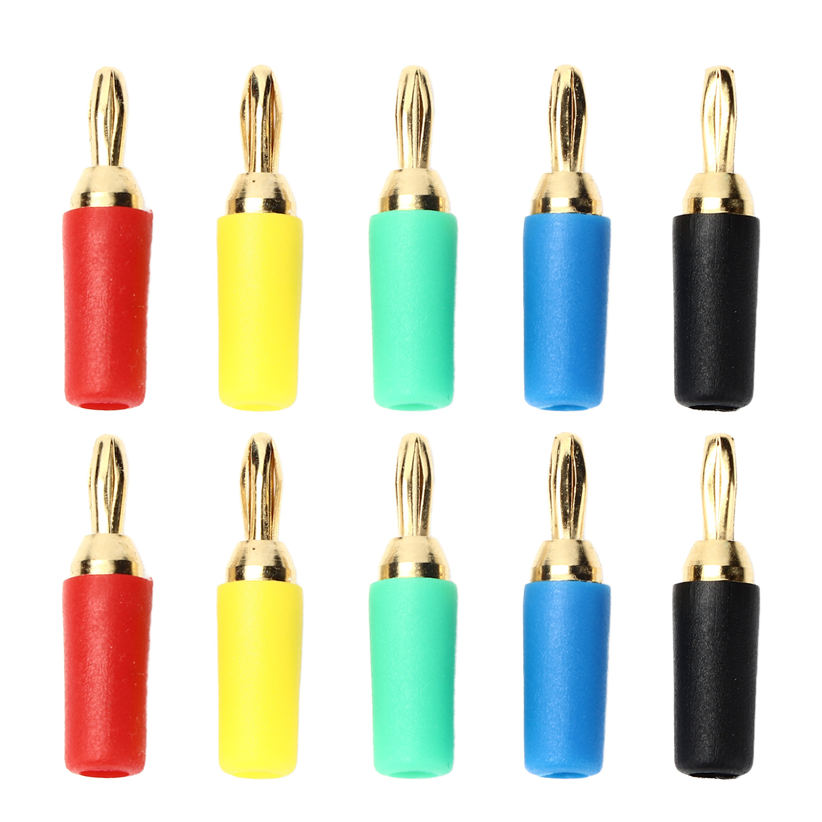 2,5 Mm Vergoldete Bananenstecker Aus Messing Für Lautsprecherkabel – Lötverbinder-set