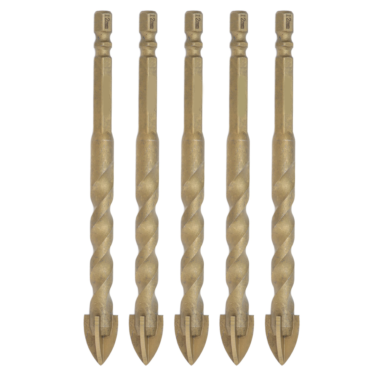 Hartmetallbohrer Für Glas, Keramik Und Marmor, 12 Mm Durchmesser Mit 1/4"-sechskantaufnahme