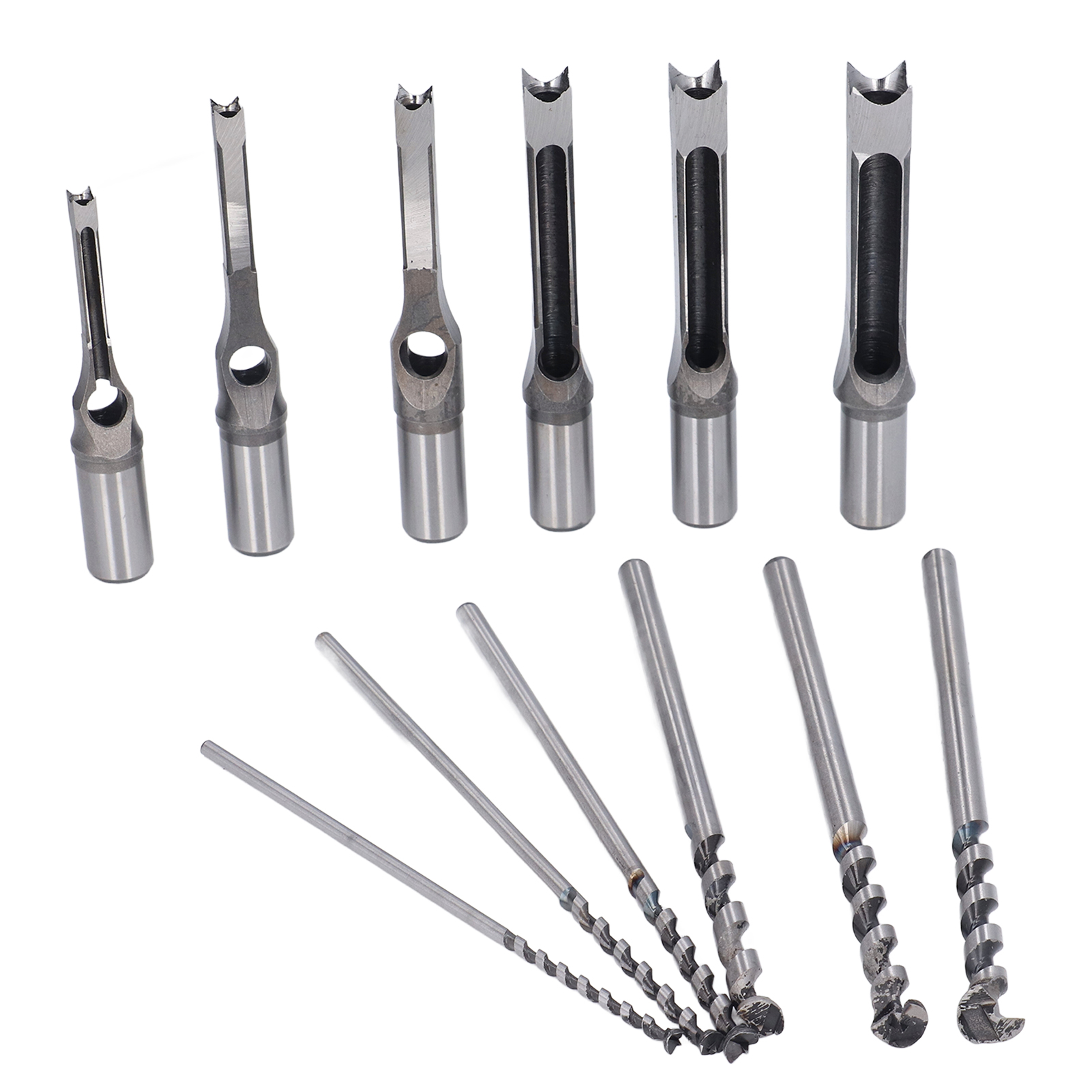 6-teiliges Verstellbares Vierkantloch-stemmbohrer-set, Legierter Stahl, Holzbearbeitungsmeißel
