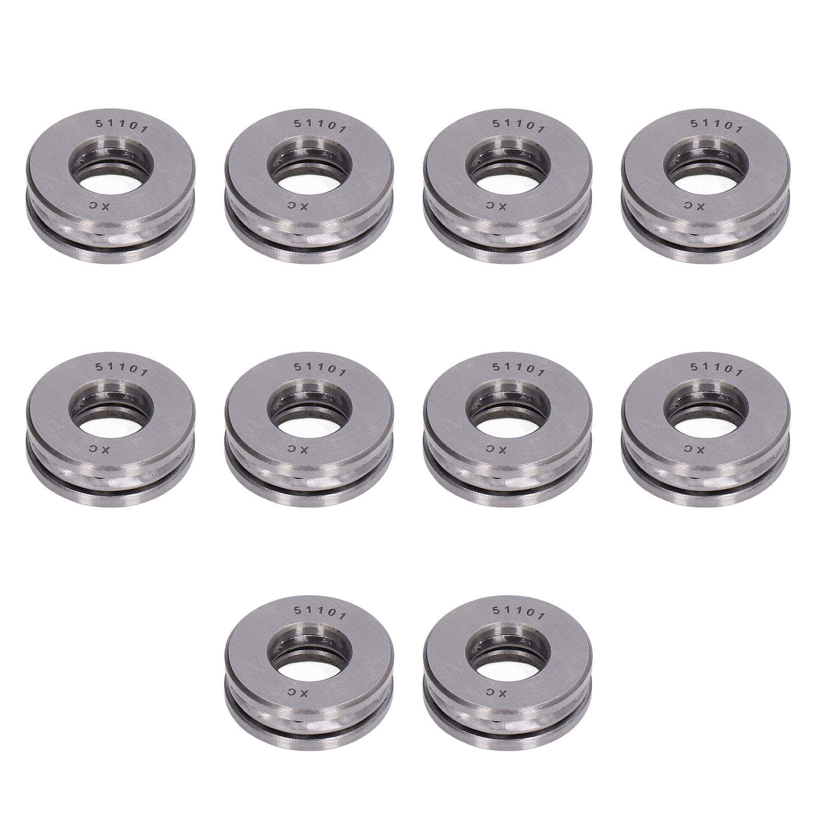 10 Miniatur-präzisions-axialkugellager Zum Abnehmen Für Metallachsen, Set 51101