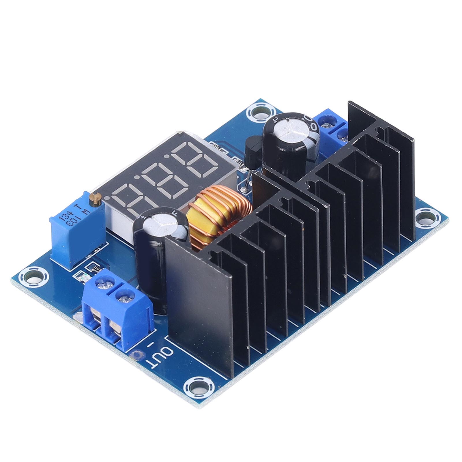 Dc/dc-abwärtswandlermodul Mit Display, Stabiler 8-a-hochleistungsspannungsregler