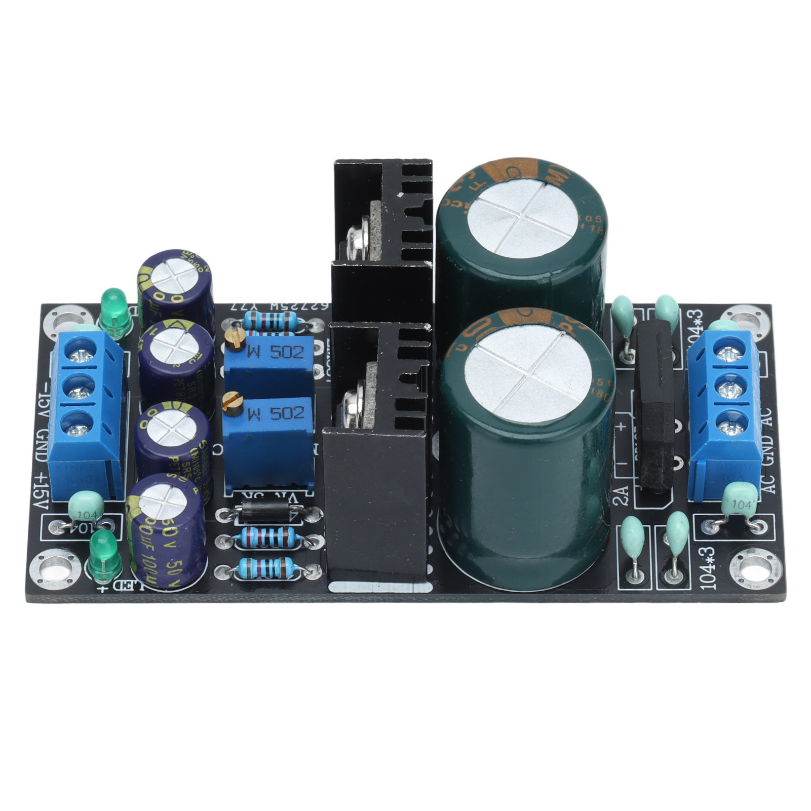 Einstellbares Ac/dc-spannungsreglermodul 10–24 V Auf 1,25–30 V Mit Lm317 Lm337
