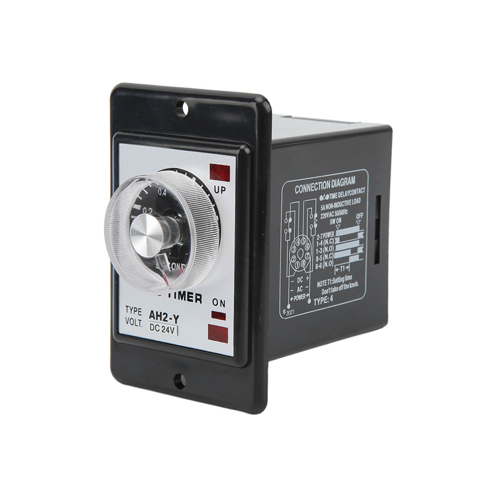 Jyio Ah2-y 1s 8-poliger Timer, Zeigersteuerung Für 24vdc-automatisierungsgeräte