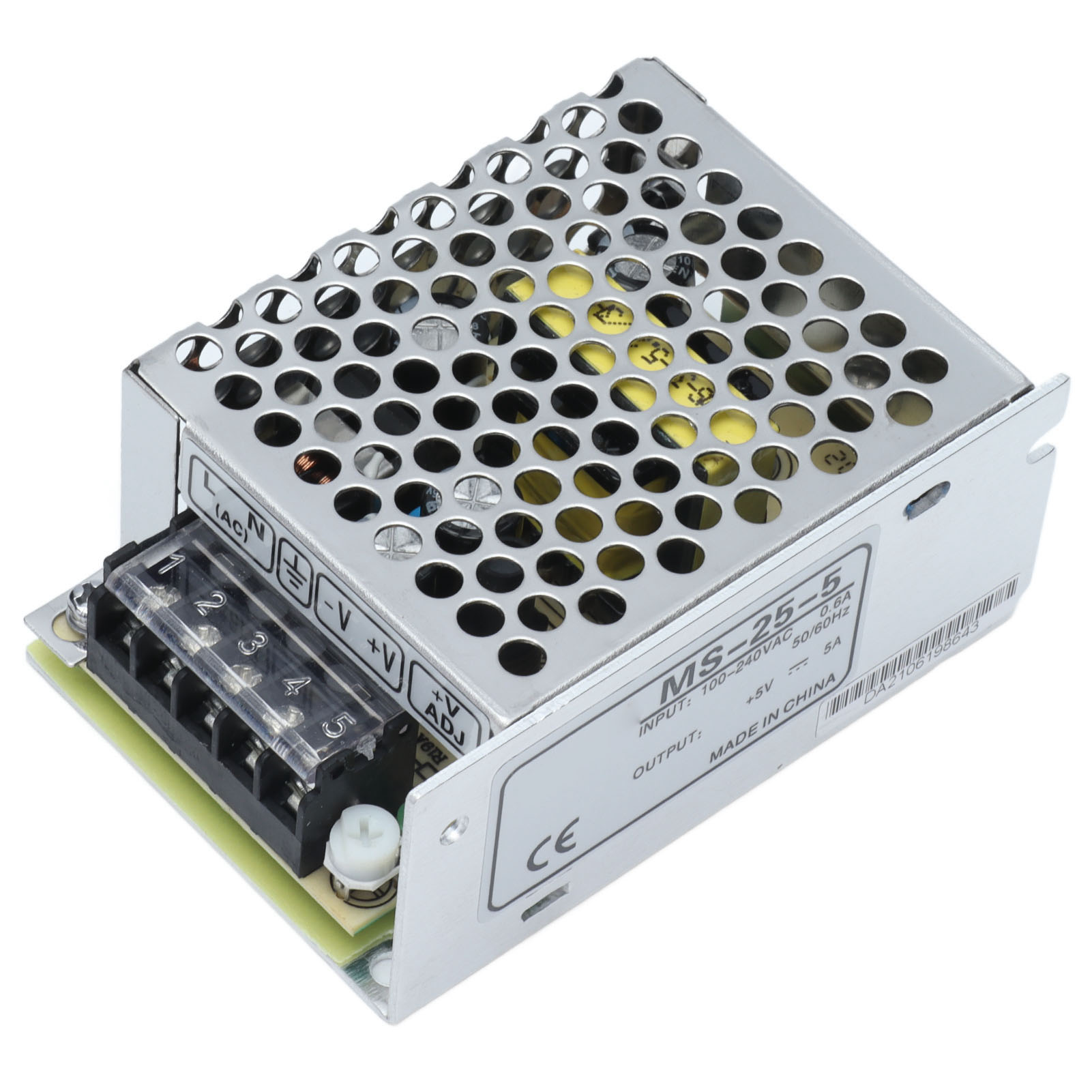 25-w-schaltnetzteil Für Leds, 100–240 V Ac, Gehäuse Aus Aluminiumlegierung, Ms-25-5