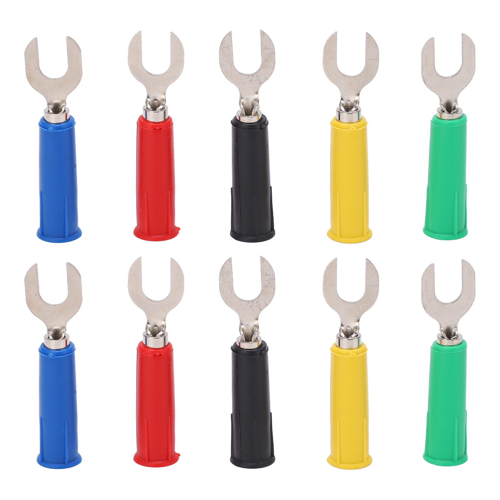 J.20019 Hochdruckbeständiger Y-bananenstecker, 6-mm-u-stecker Auf Bananenstecker Mit 4-mm-buchse