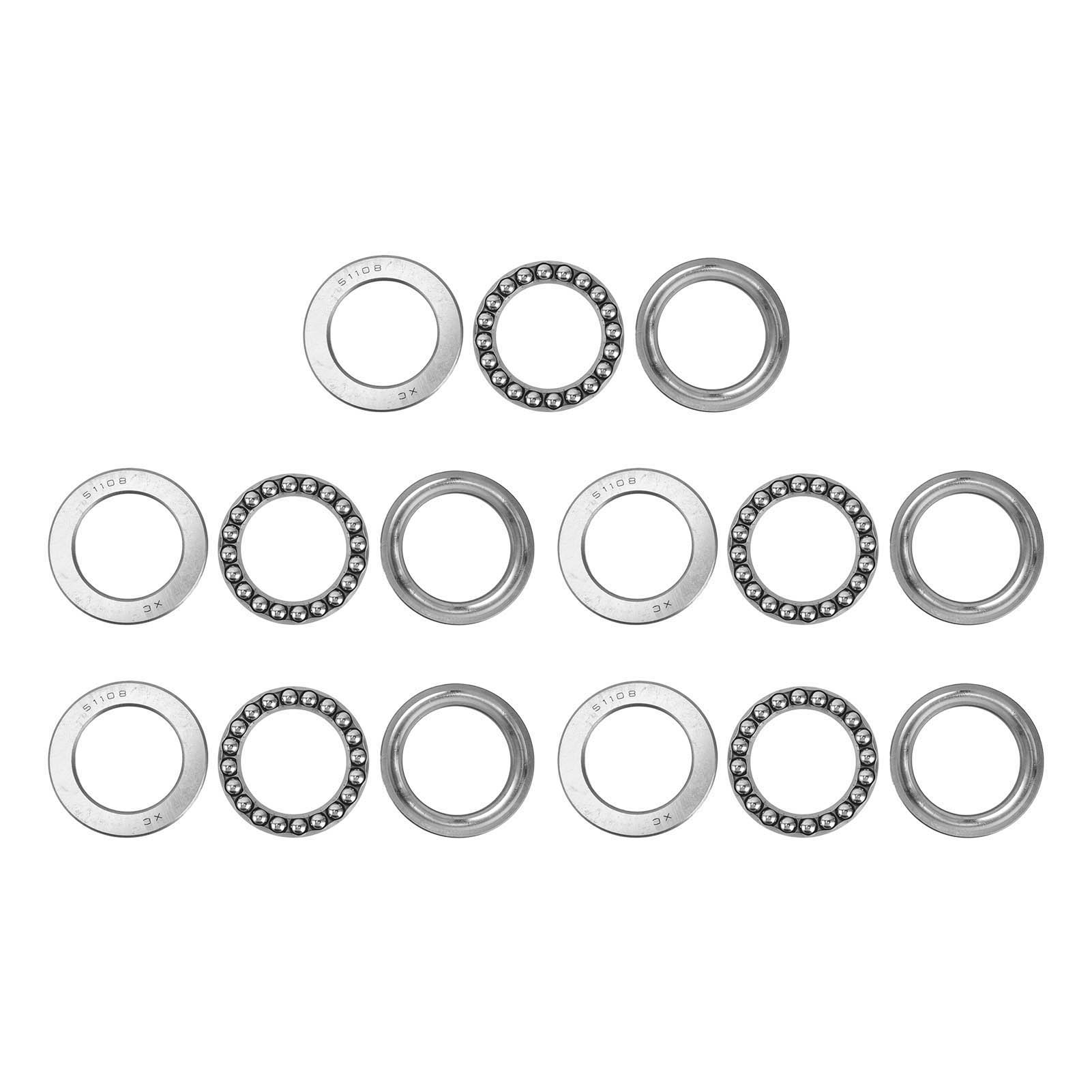 Axialkugellager 51108, Stahl Extra Light Serie, Industriezubehör (5er-pack)