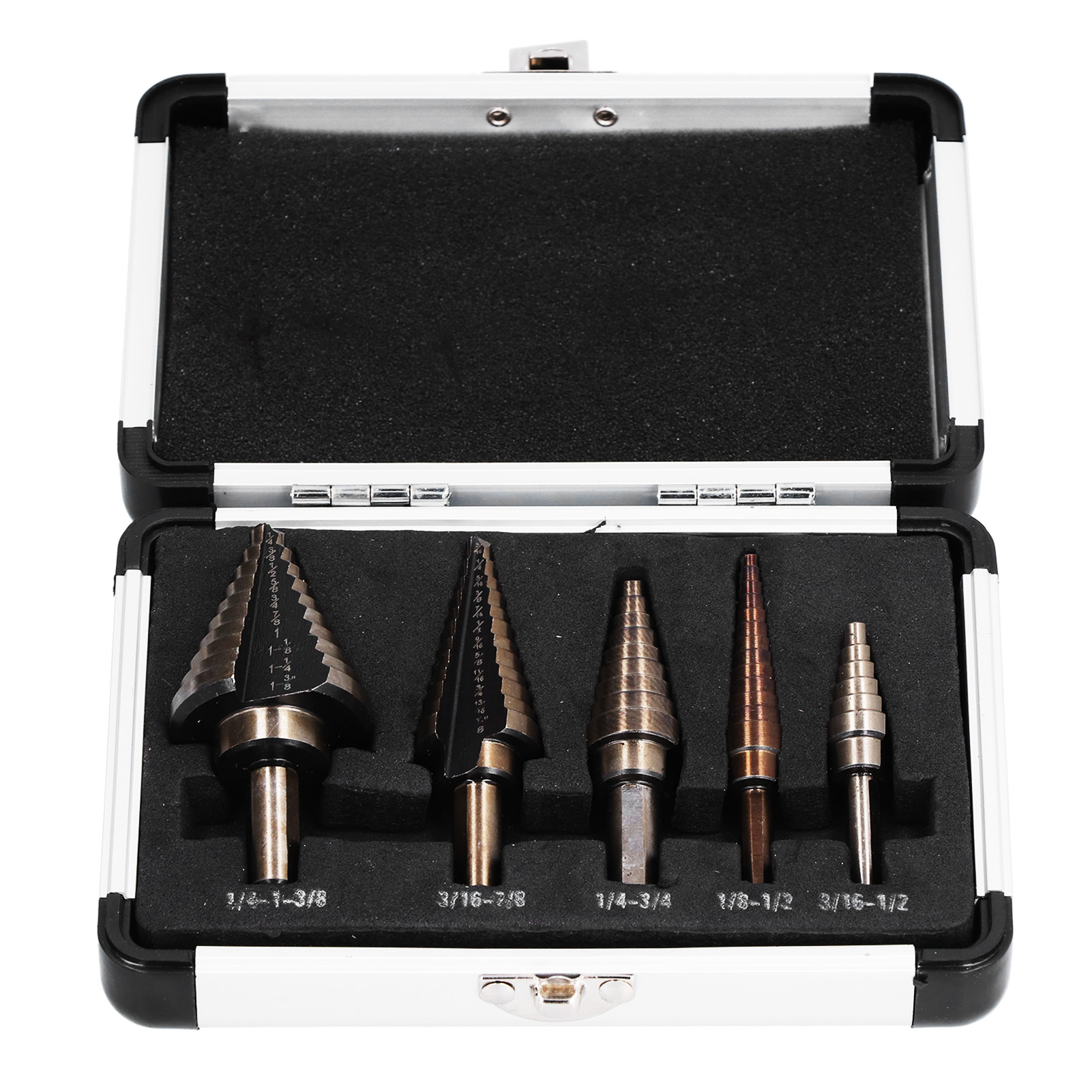 5-teiliges Stufenbohrer-set Für Metall, Bohrwerkzeug-set Für Stahl, Messing Und Holz