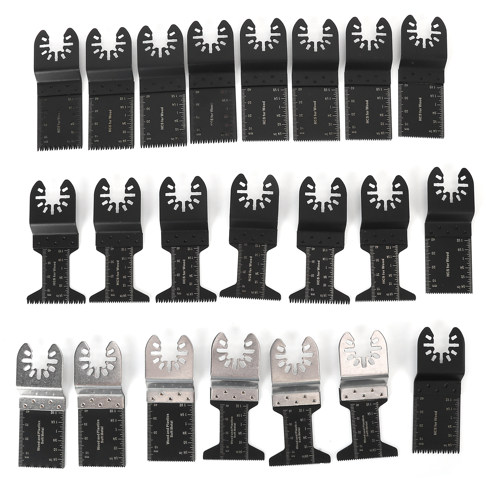 22-teiliges Oszillierendes Sägeblatt-set Für Metall, Holz Und Kunststoff – Präzisionsschneidset