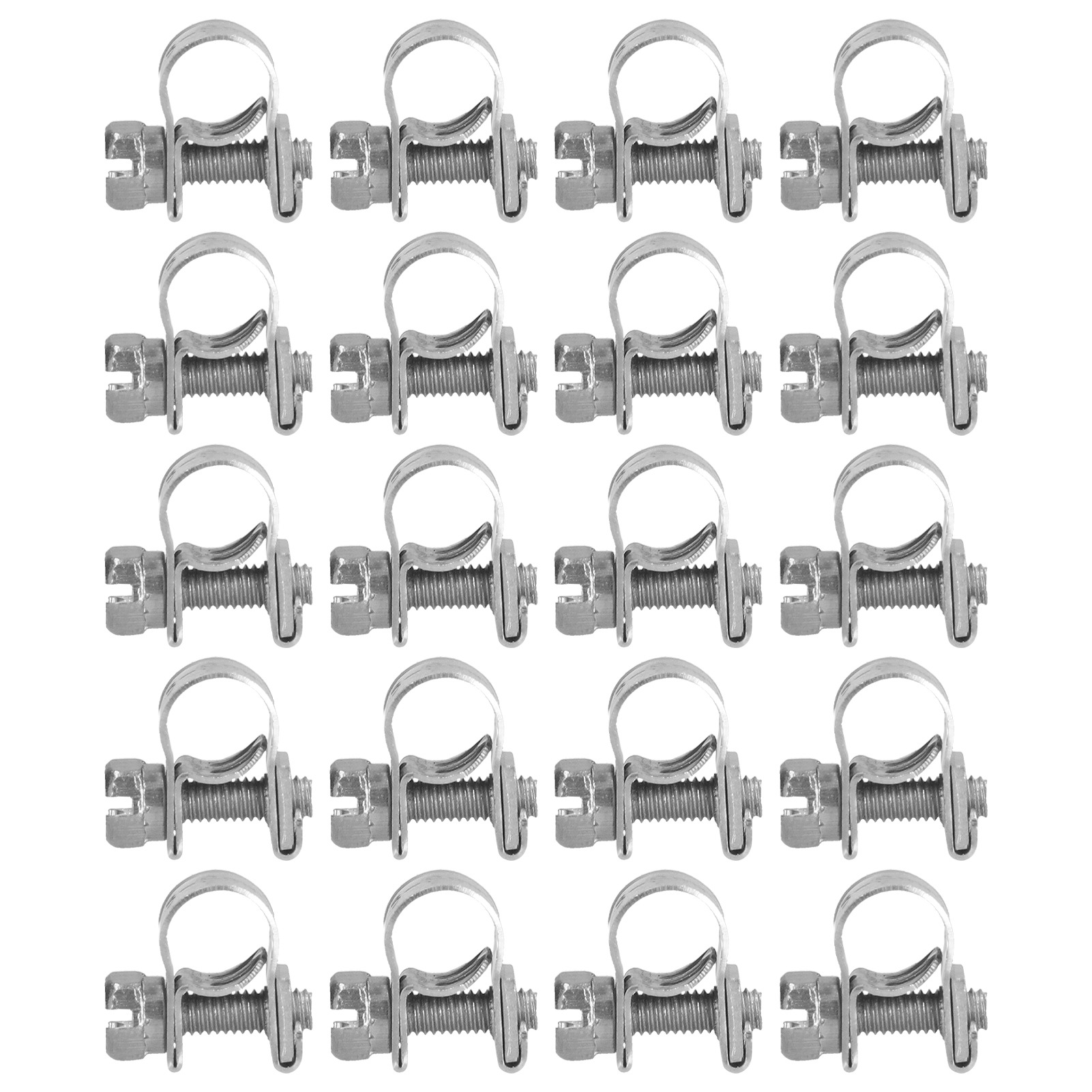 Leistungsstarke Klemme Aus Korrosionsbeständigem Edelstahl 304, Für Rohre Mit 6 Bis 8 Mm Durchmesser