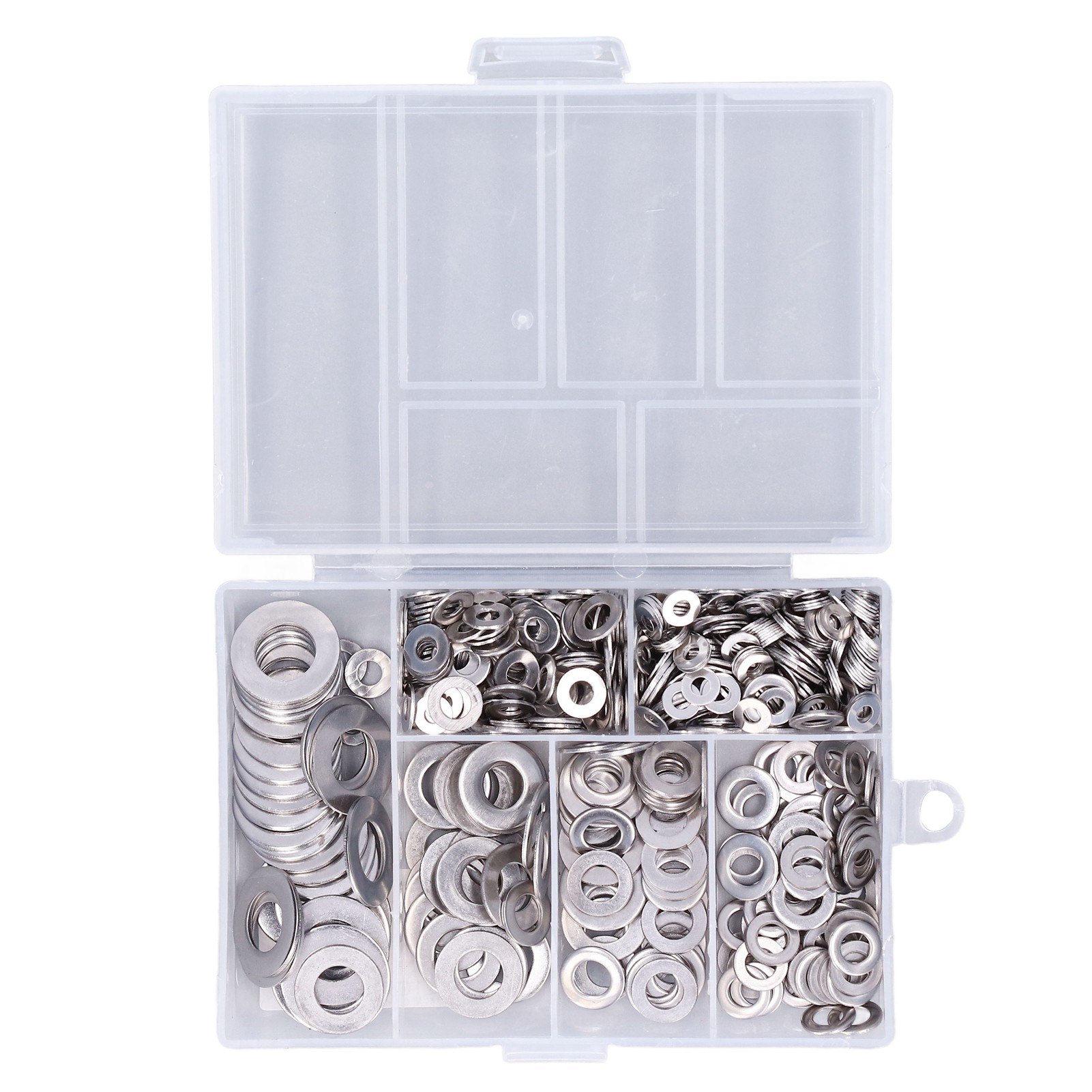 660-teiliges Set Mit Unterlegscheiben Aus Edelstahl 304 (m3, M4, M5, M6, M8, M10) Für Heimwerker Und Reparaturen